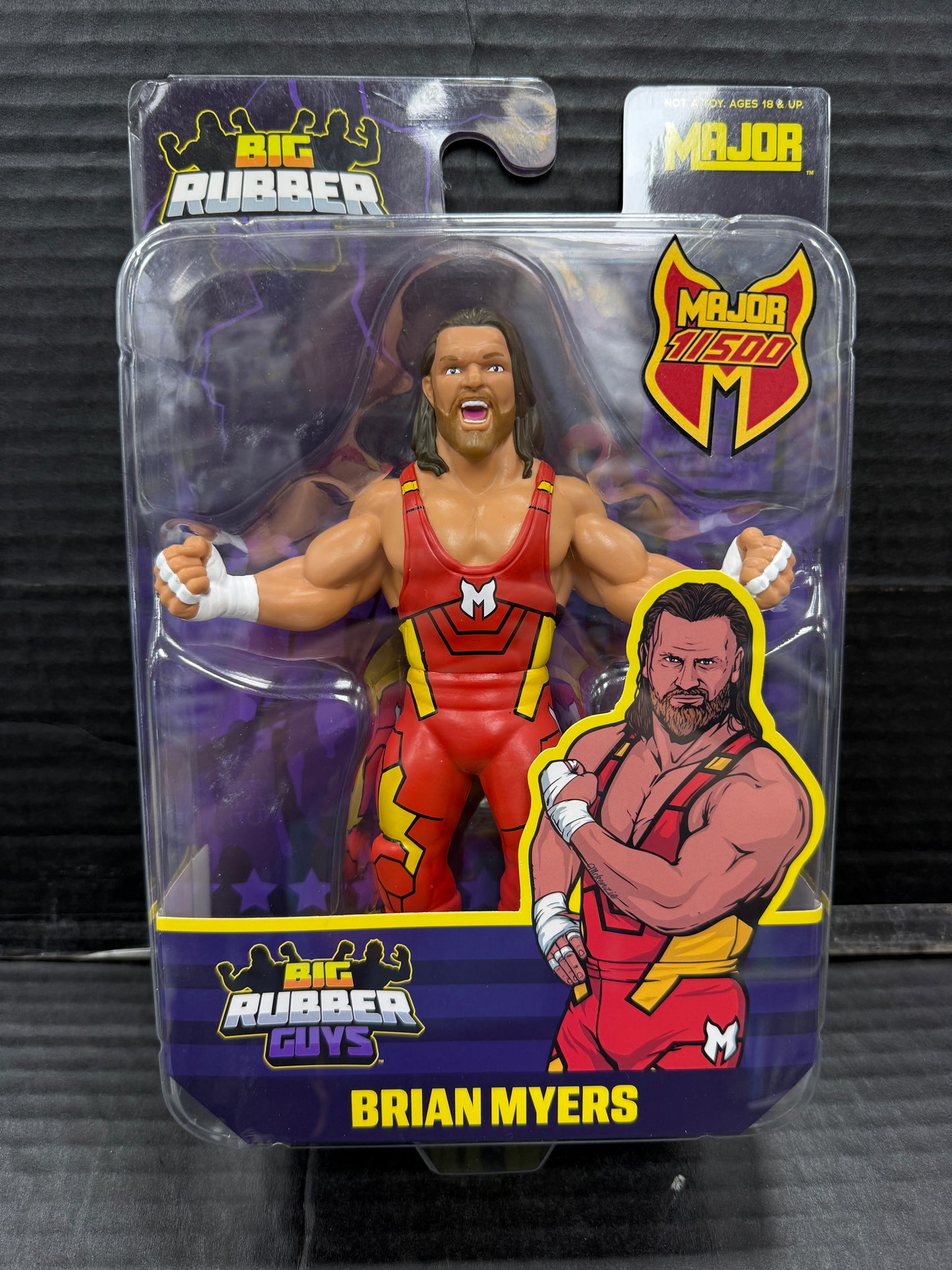 Major Wrestling Figure Podcast Big Rubber Guys Brian Myers 1/500
