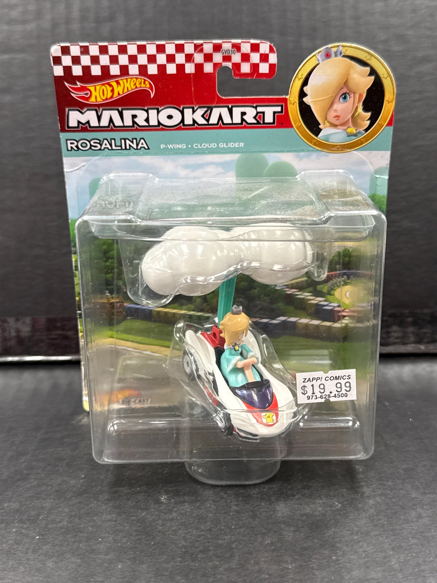 Hot Wheels Mario Kart - Rosalina P-Wing + Cloud Glider