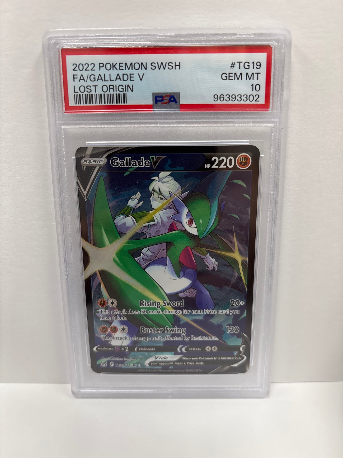 Pokemon Gallade V TG19/TG30 PSA 10