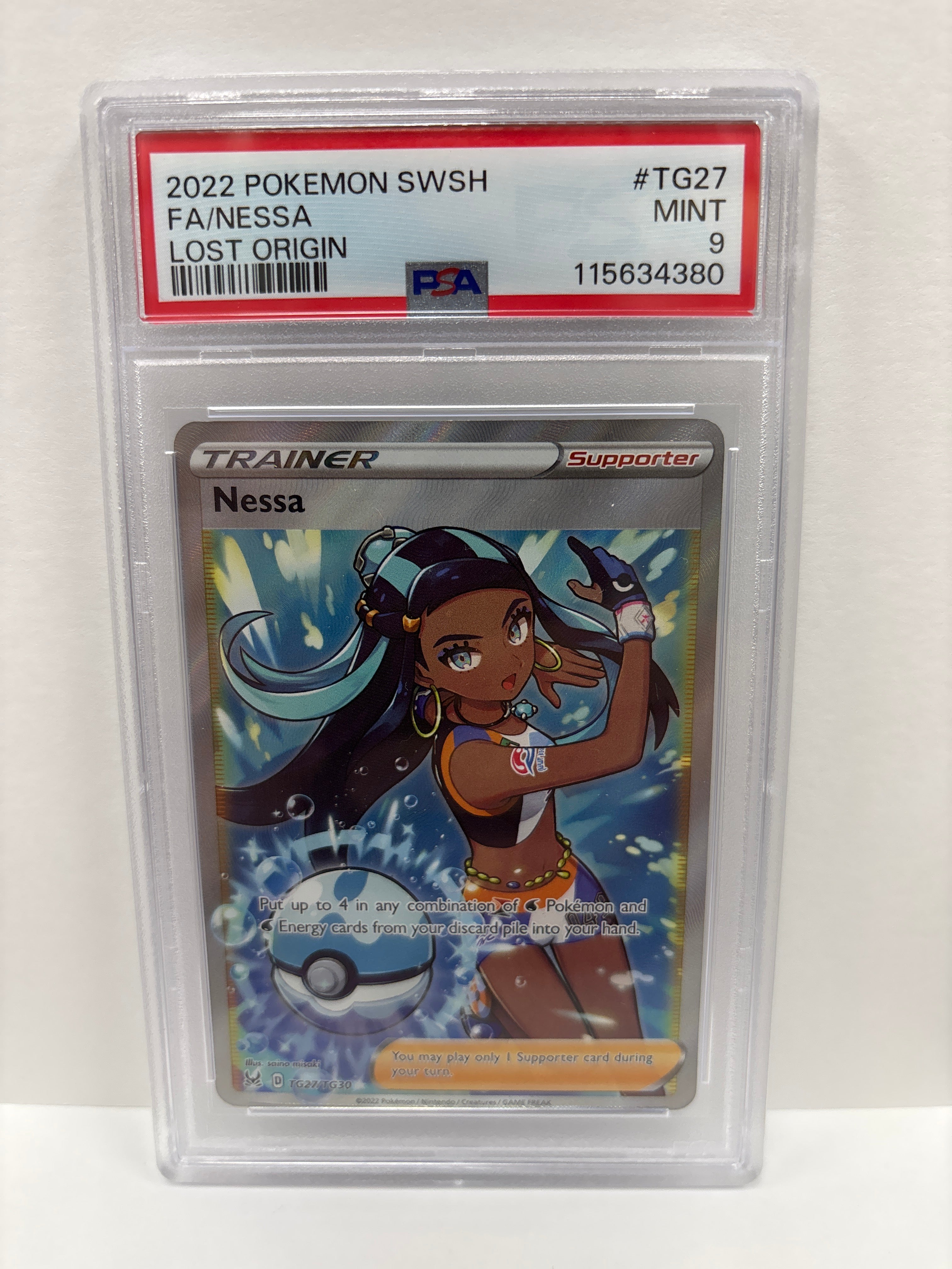 Nessa - Trainer - TG27/TG30 (NM)(Holofoil) SWSH11: Lost Origin Trainer Gallery (SWSH11: TG) Nessa - Trainer - TG27/TG30 (NM)(Holofoil) SWSH11: Lost Origin Trainer Gallery (SWSH11: TG)
