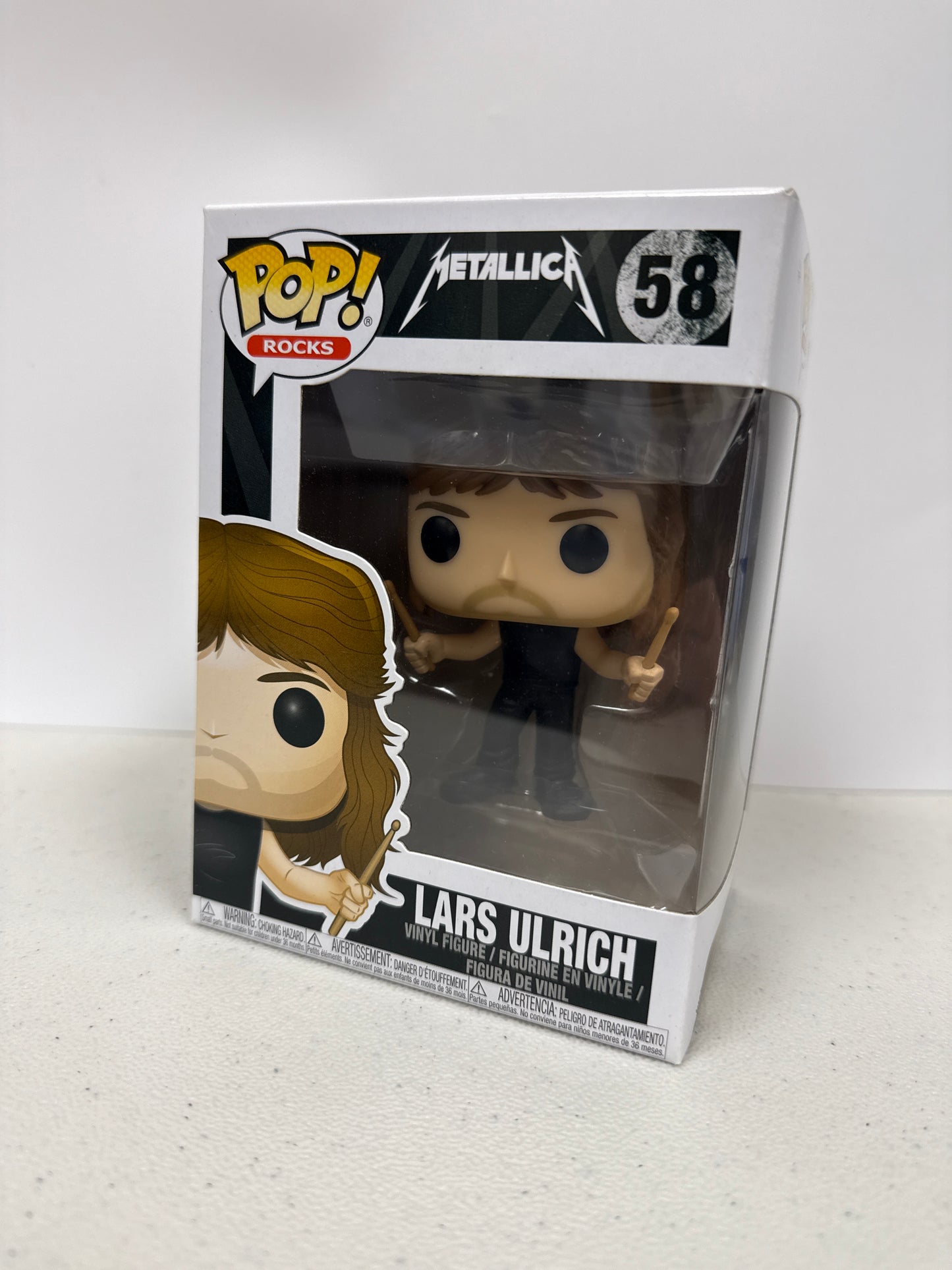 Funko Pop! Metallica Lars Ulrich 58 (Grade A-)