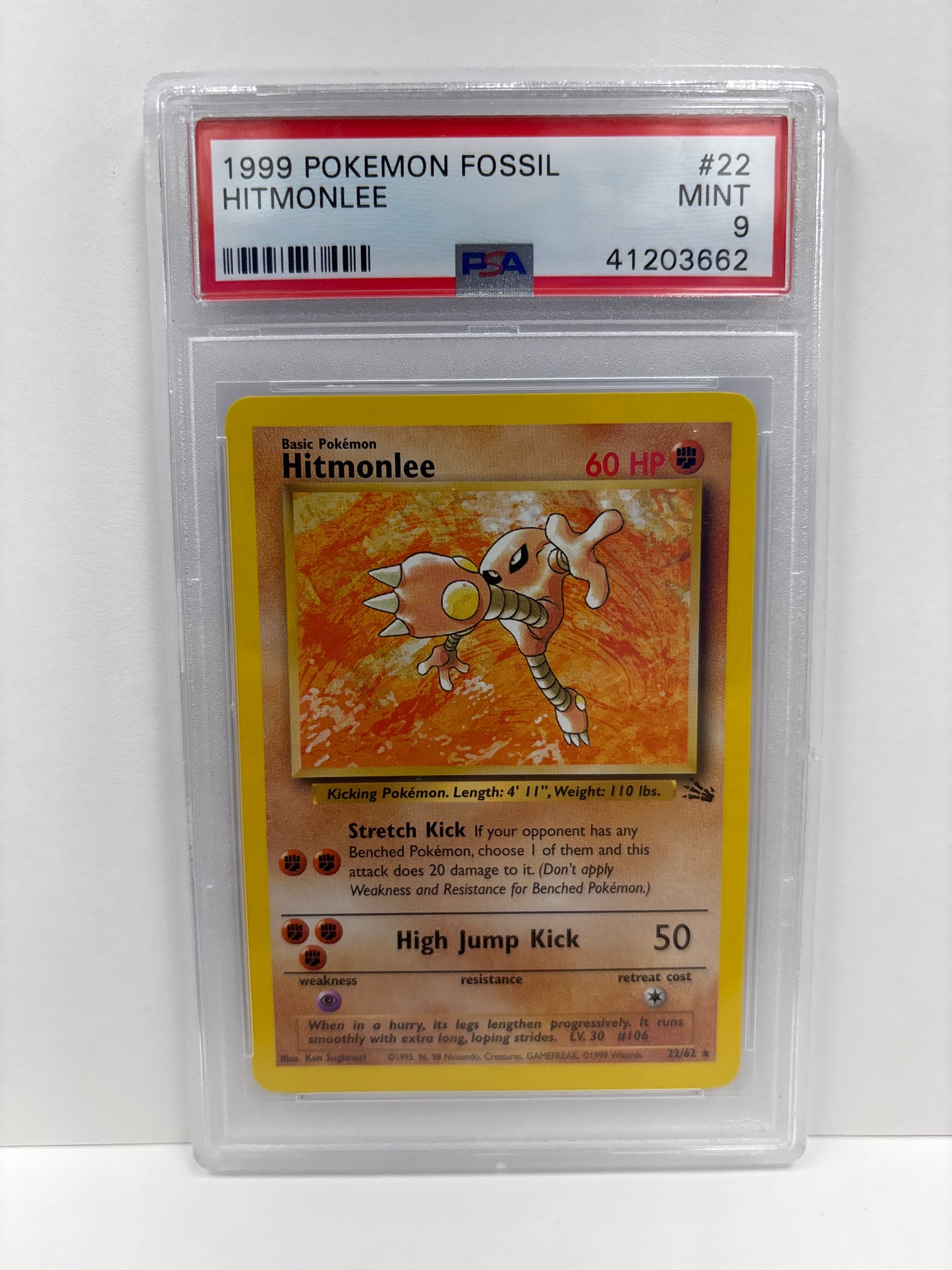 Pokemon Hitmonlee 22/62 PSA 9