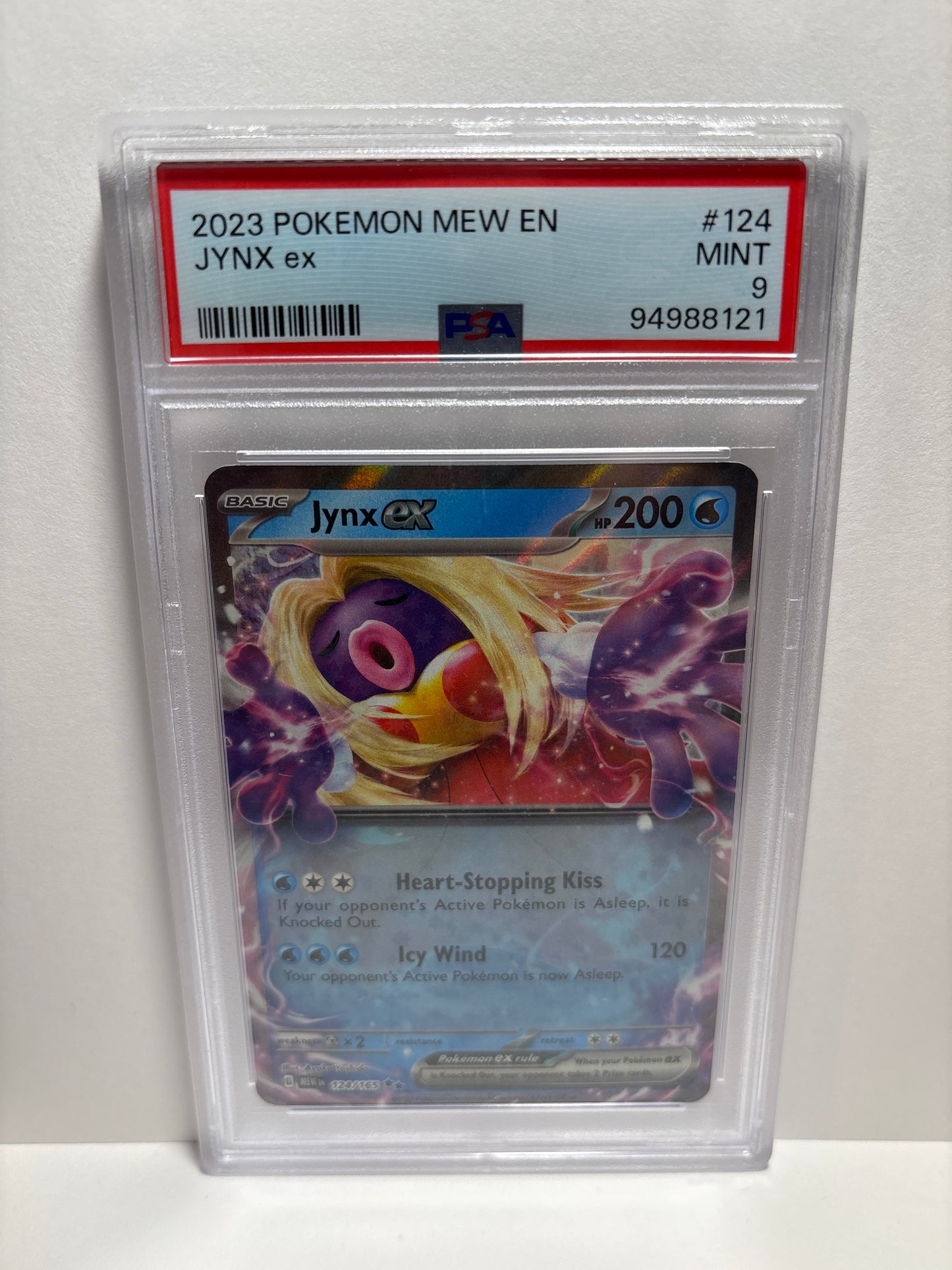 Pokemon Jynx ex 124/165 PSA 9