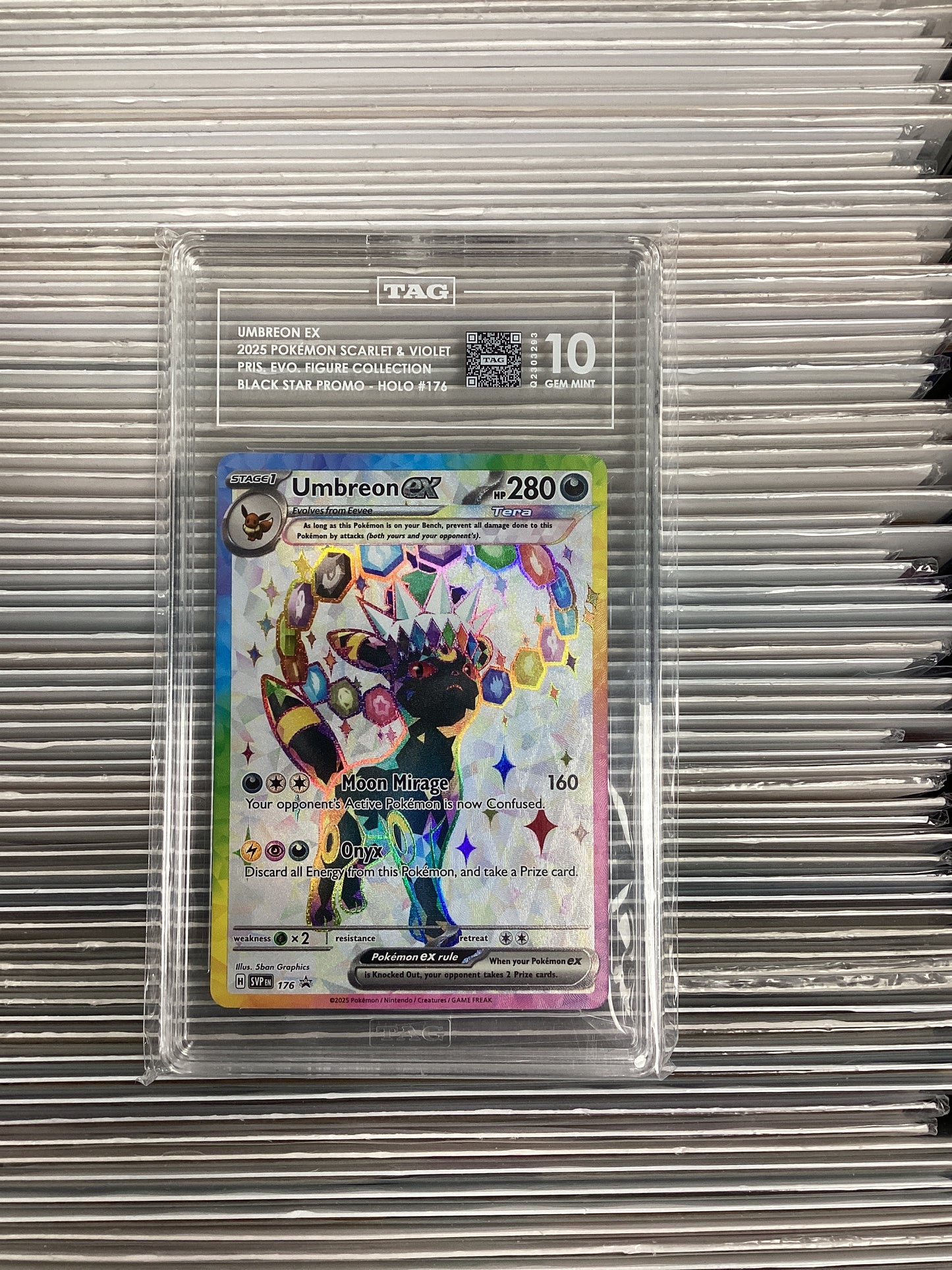 Pokemon Umbreon ex 176 TAG 10