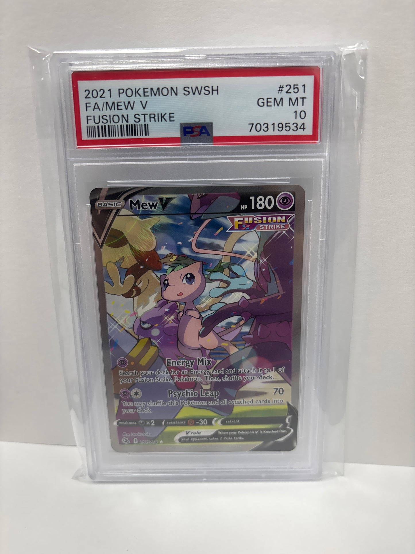 Pokemon Mew V 251/264 PSA 10