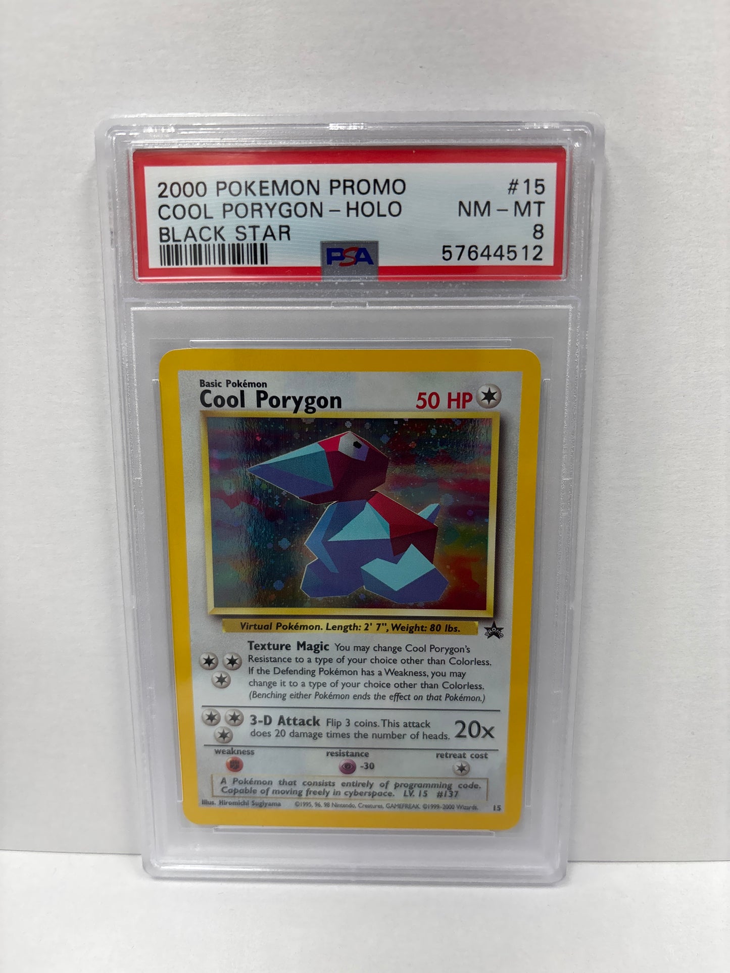Pokemon Cool Porygon 15 (2000) PSA 8