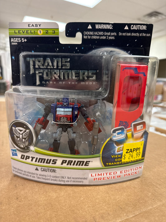Transformers Dark of the Moon Optimus Prime Limited Edition Preview Pack