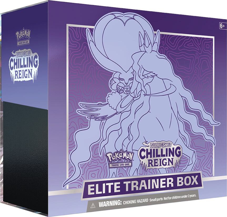 Pokémon Sword and Shield Chilling Reign Elite Trainer Box (Shadow Rider Calyrex) (Purple)