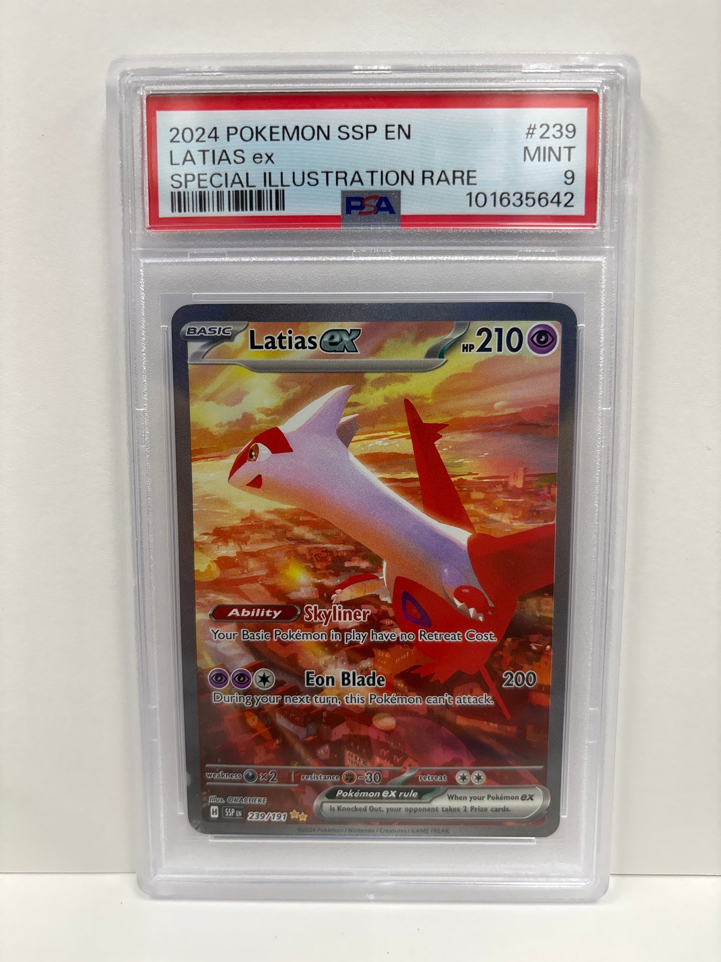 Pokemon Latias ex 239/191 PSA 9
