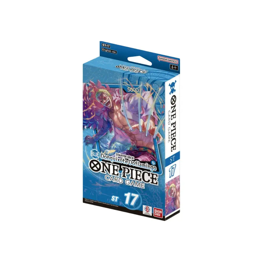 One Piece Card Game Starter Deck Blue Donquixote Doflamingo ST 17 Zapp! Comics One Piece Card Game Starter Deck Blue Donquixote Doflamingo ST 17 Zapp! Comics