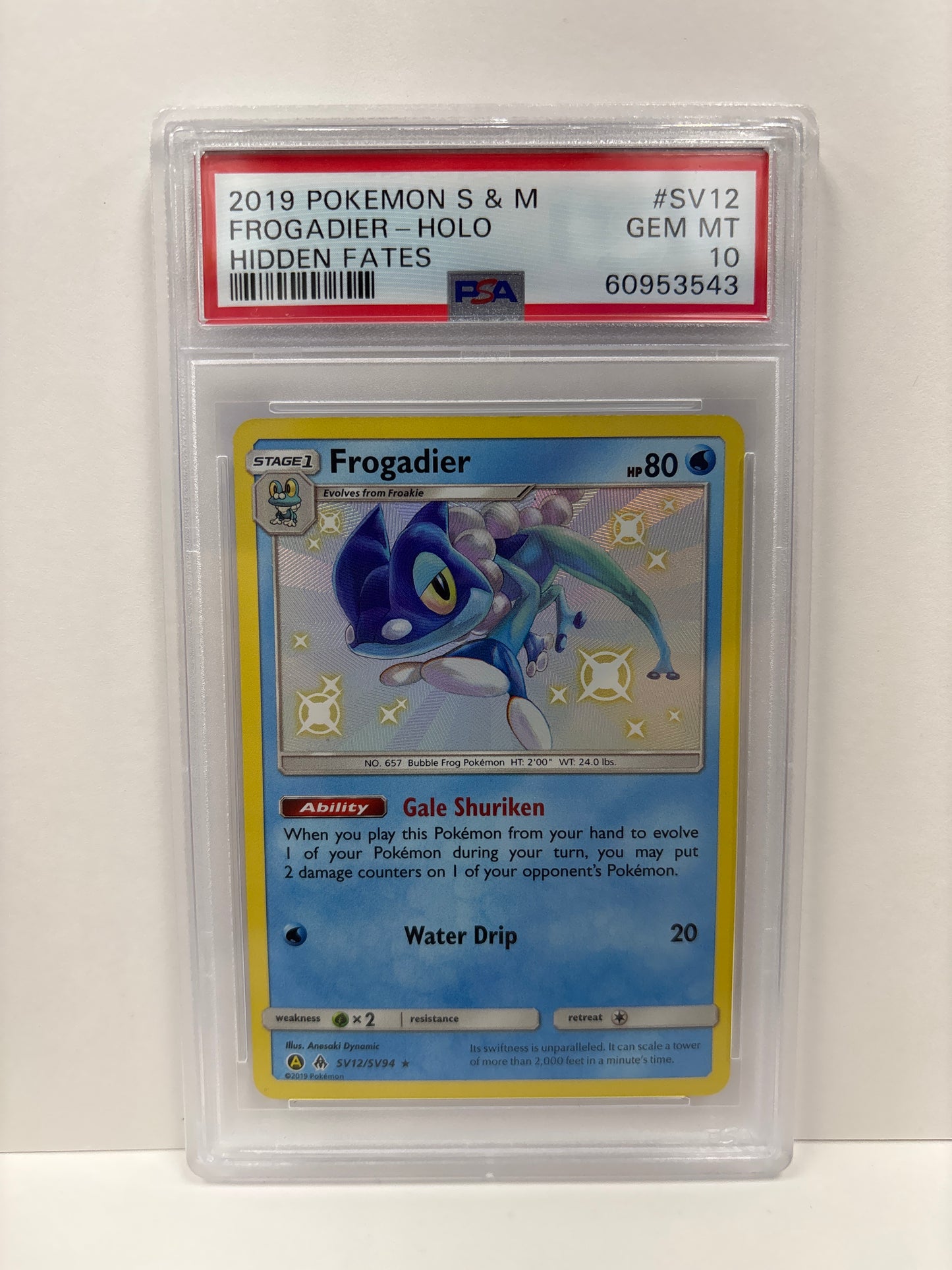 Pokemon Frogadier SV12/SV94 PSA 10