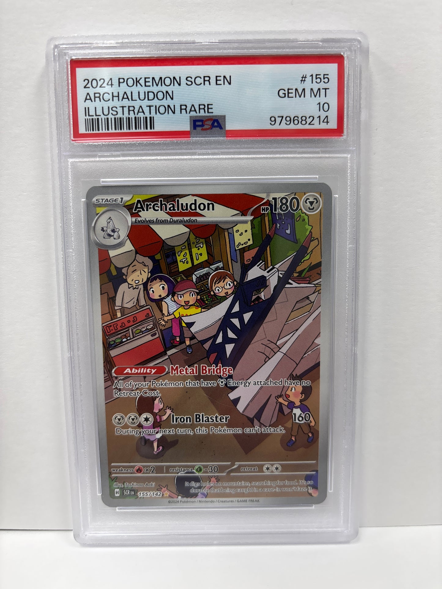 Pokemon Archaludon 155/142 PSA 10