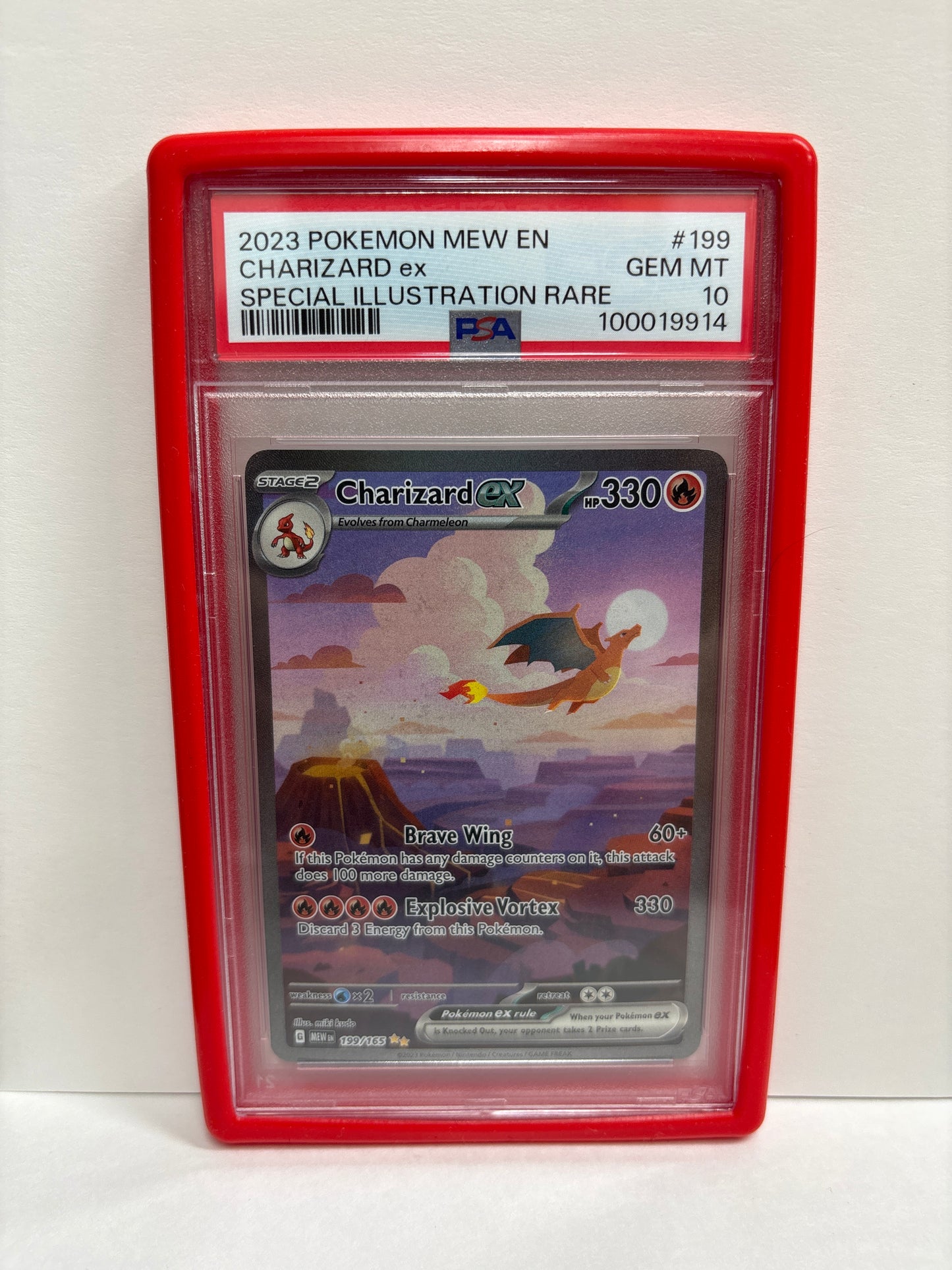 Pokemon 151 Charizard ex 199/165 SRI PSA 10