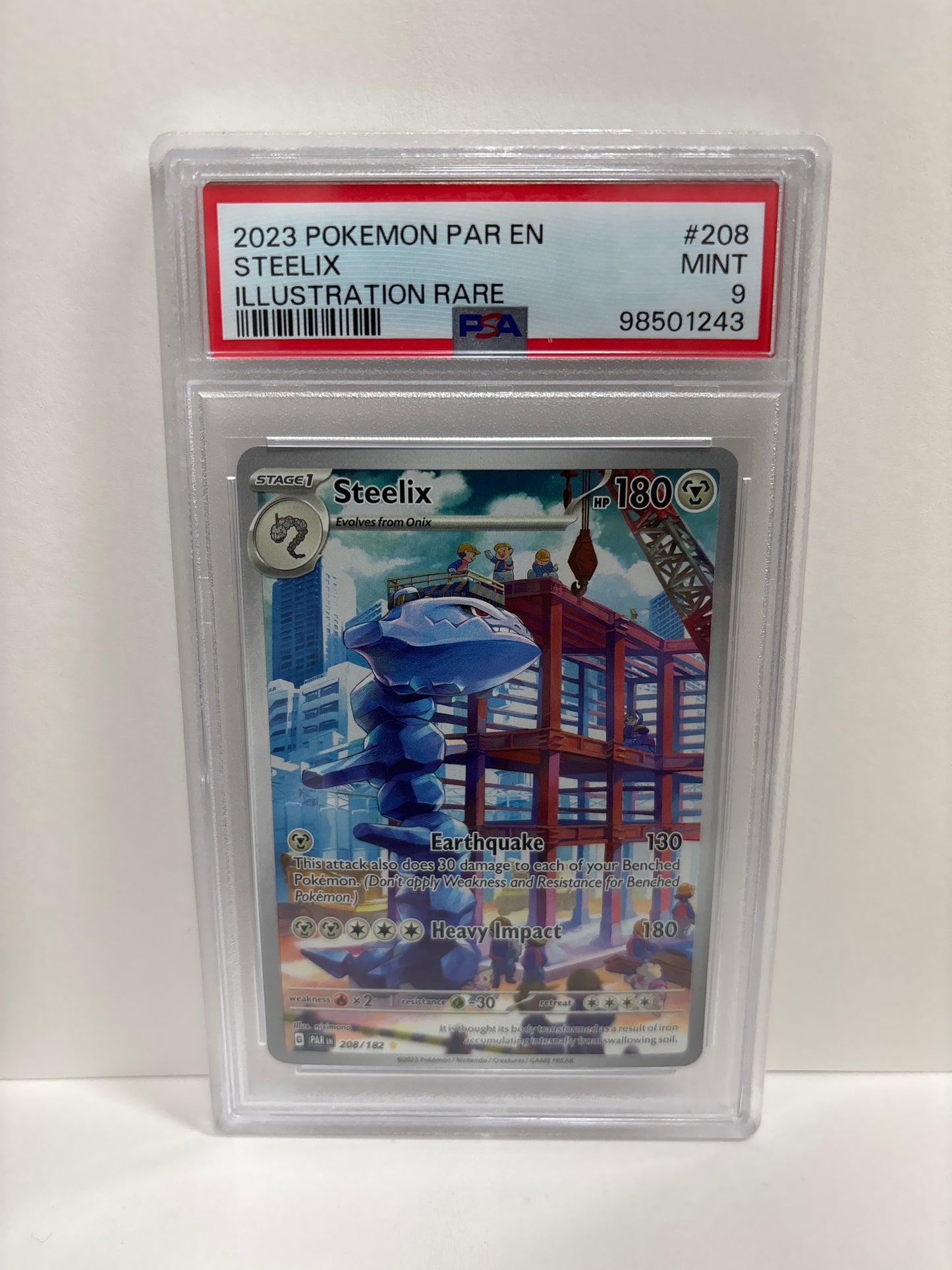 Pokemon Steelix 208/182 PSA 9