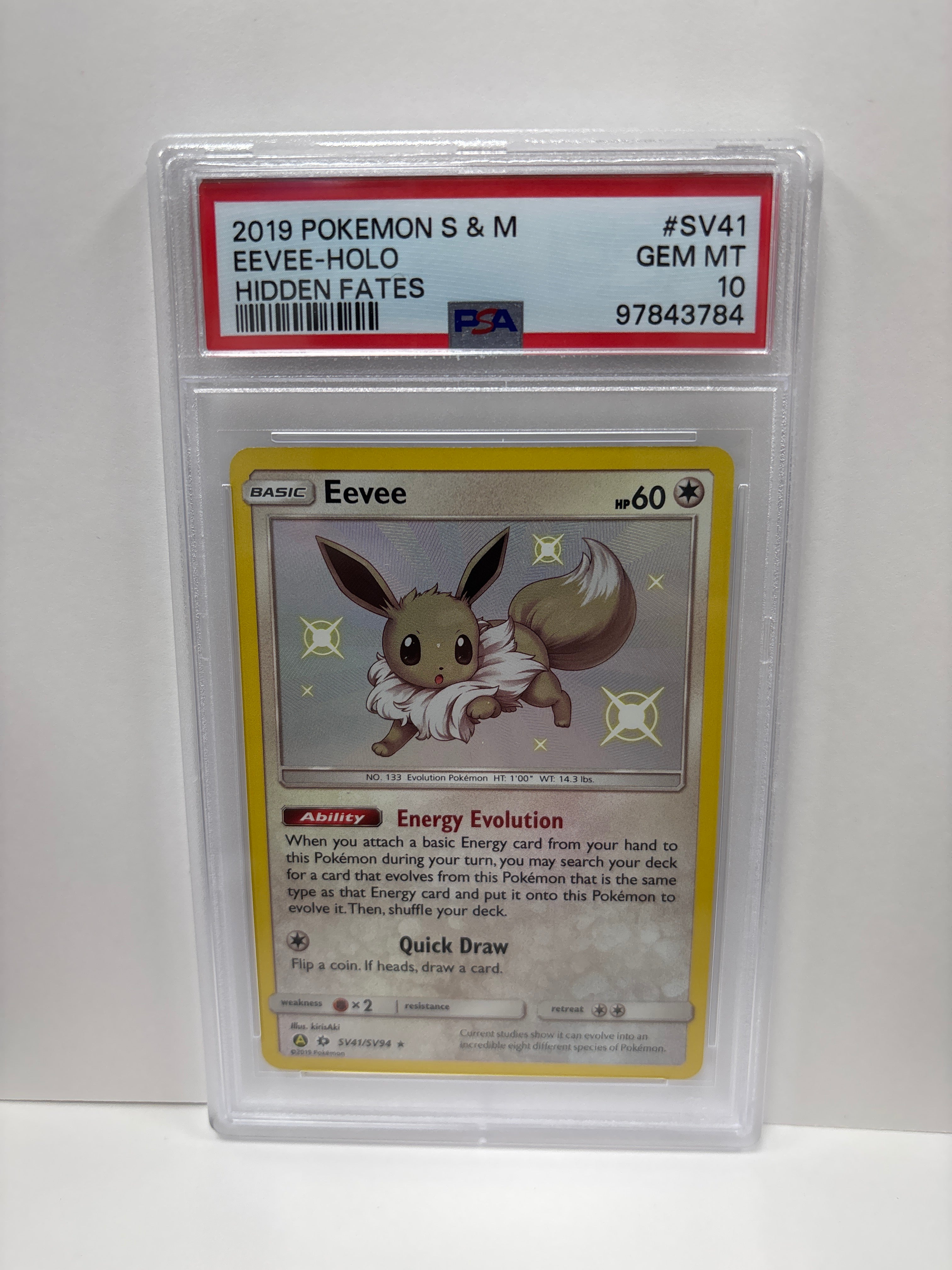 Pokemon Eevee SV41/SV94 PSA 10 – Zapp! Comics