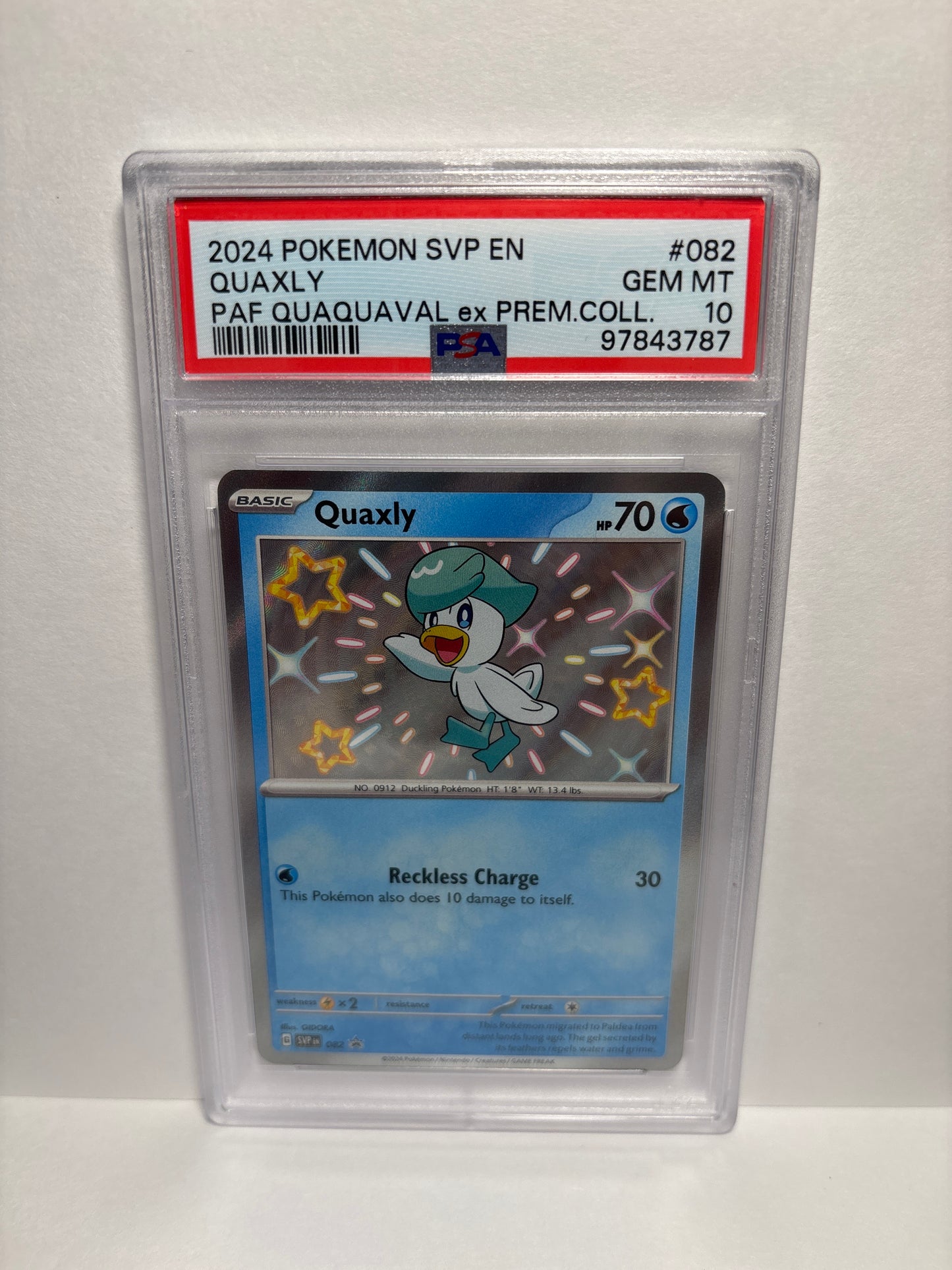 Pokemon Quaxly 082 PSA 10