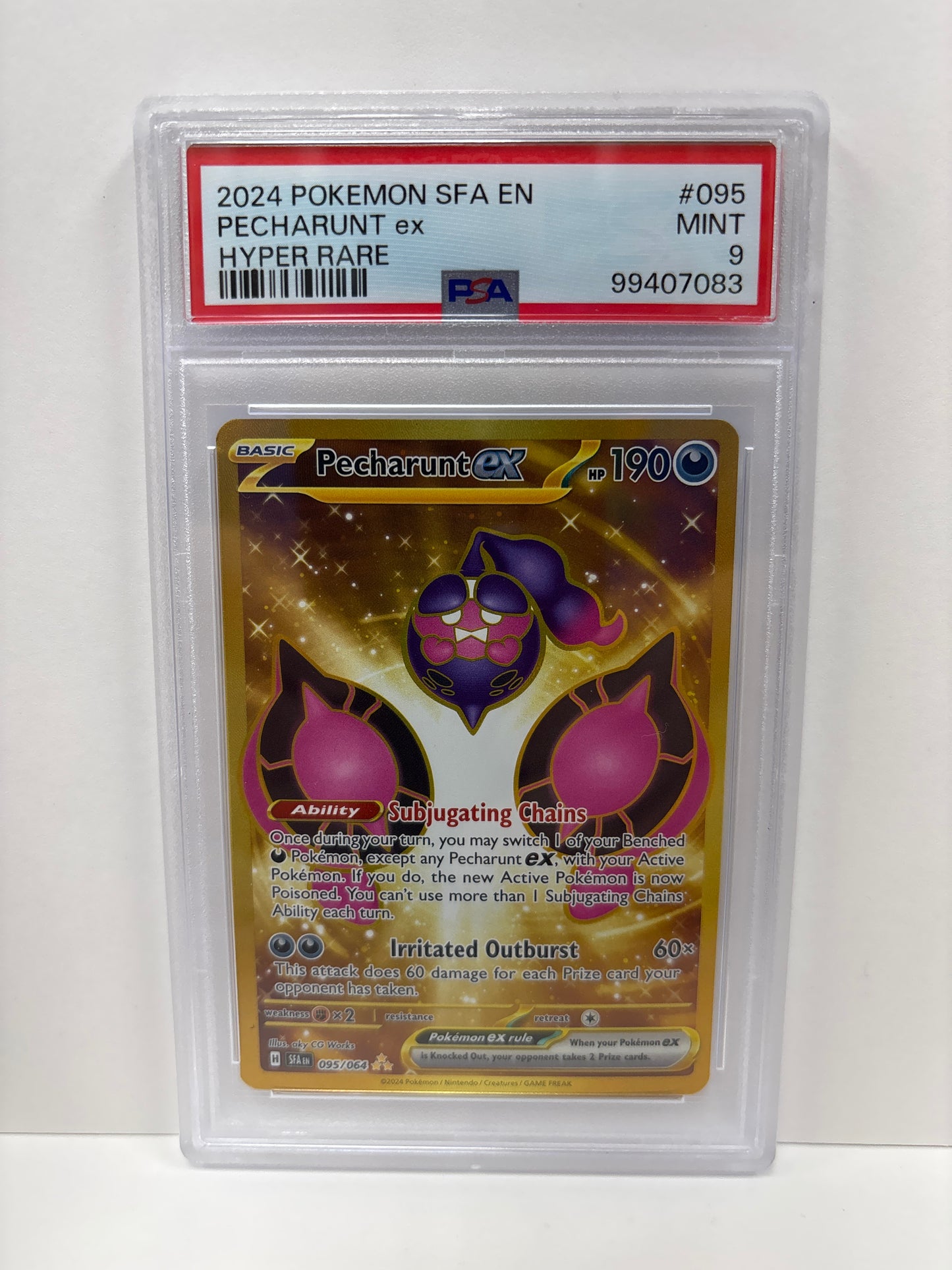 Pokemon Pecharunt ex 095/064 PSA 9