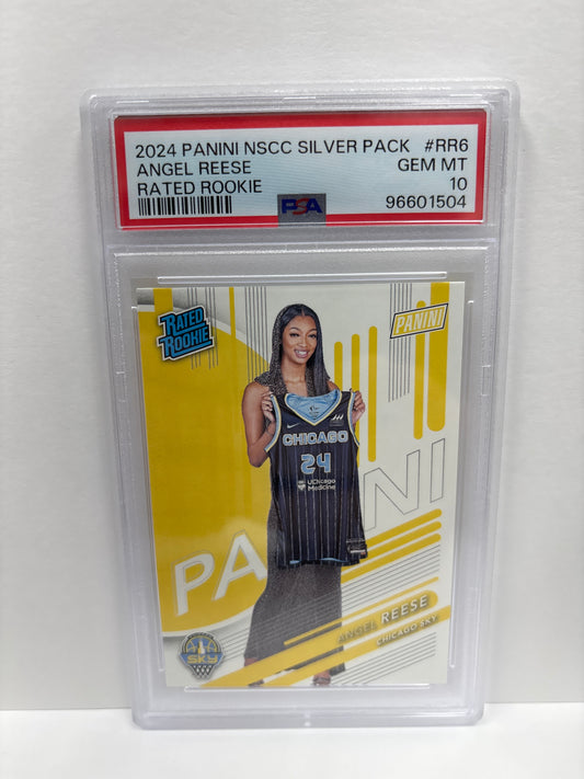 2024 Panini NSCC Silver Pack Angel Reese Rated Rookie #RR6 PSA 10