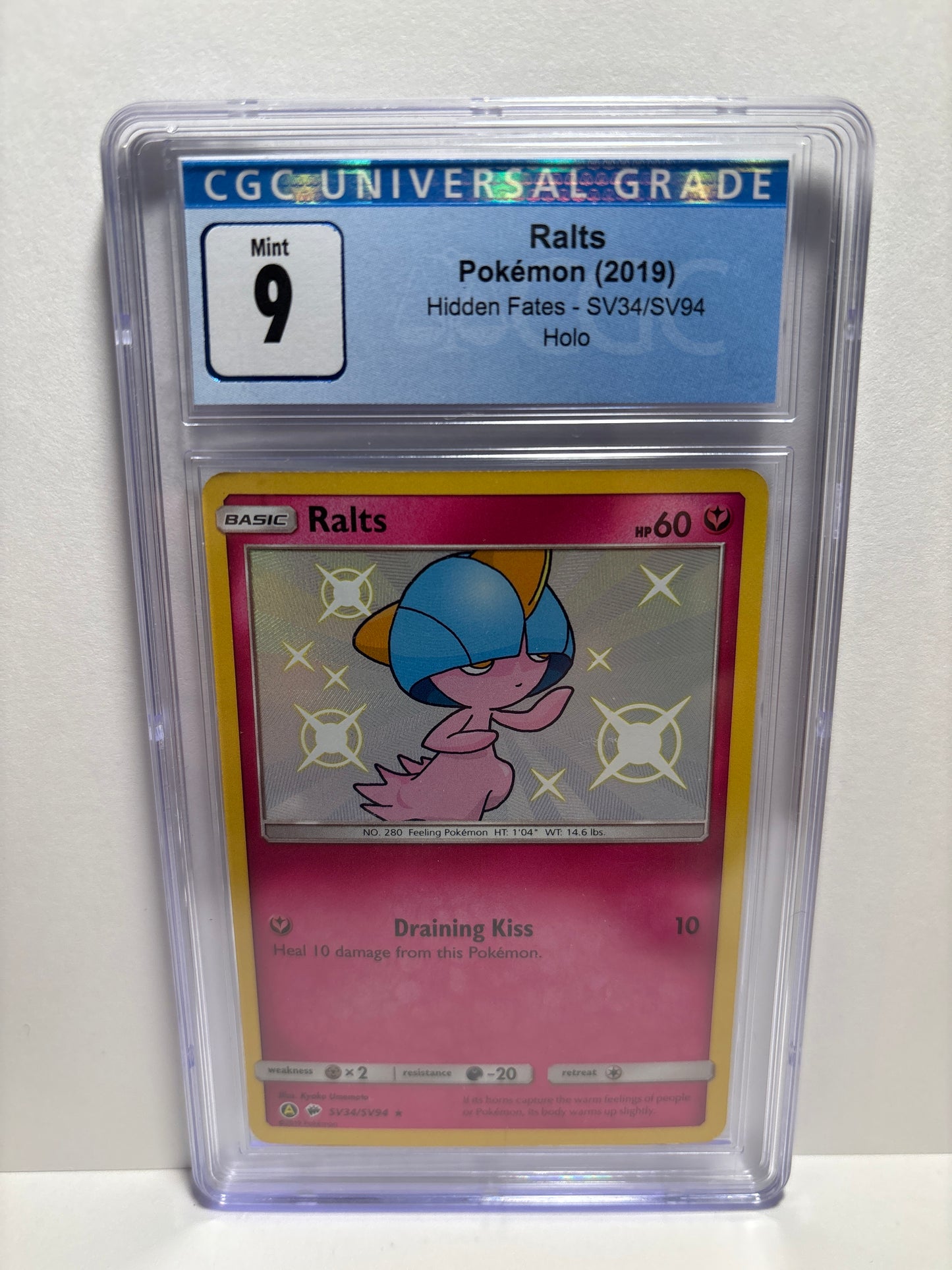 Pokemon Ralts SV34/SV94 CGC 9