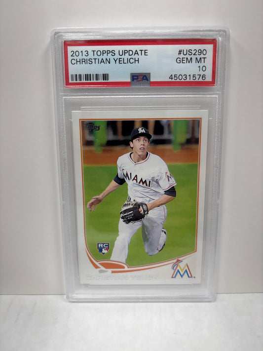 2013 Topps Update Christian Yelich US290 PSA 10