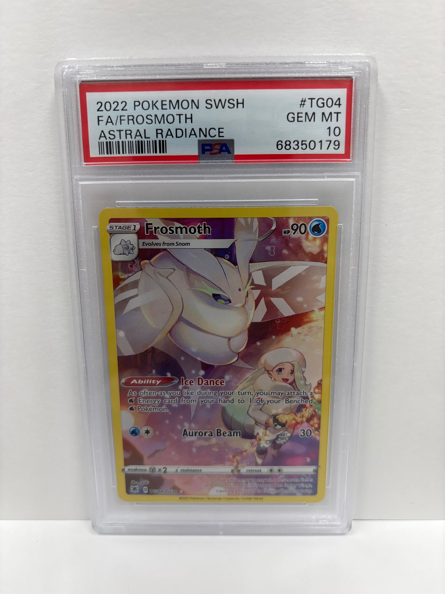 Pokemon Frosmoth TG04/TG30 PSA 10