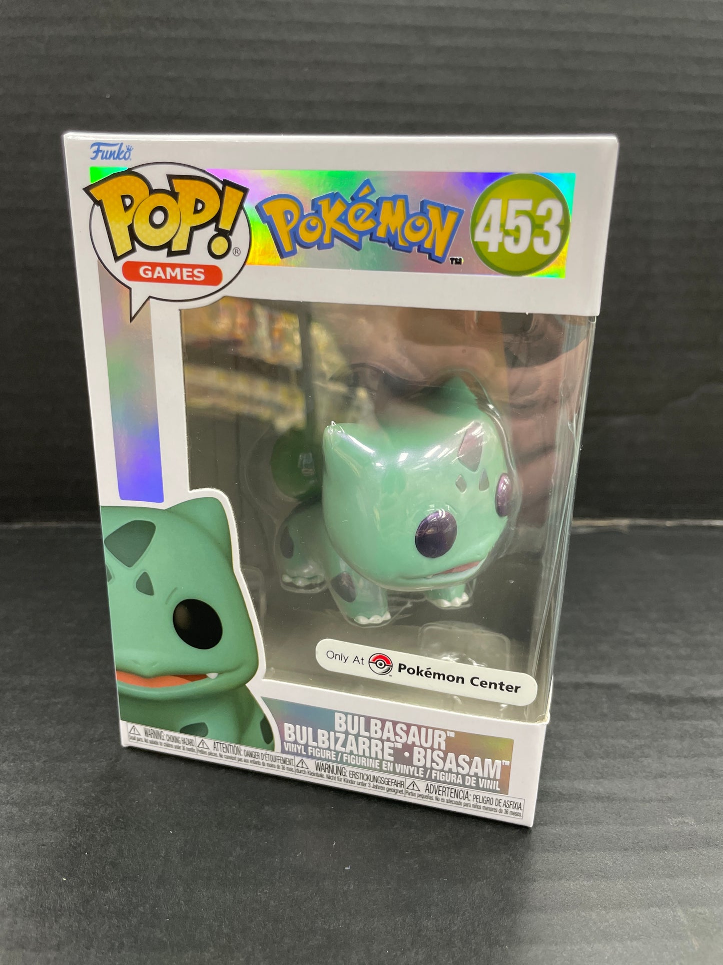 Funko Pop! Bulbasaur 453 Pokémon Center Exclusive (Grade A)