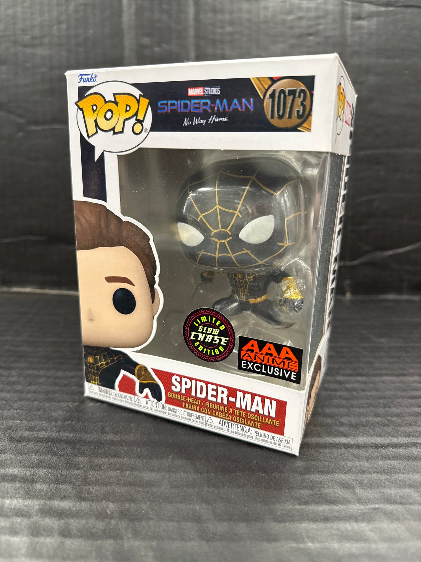 Funko Pop! Spider-Man No Way Home Spider-Man 1073 AAA Anime Exclusive Chase (Grade A)