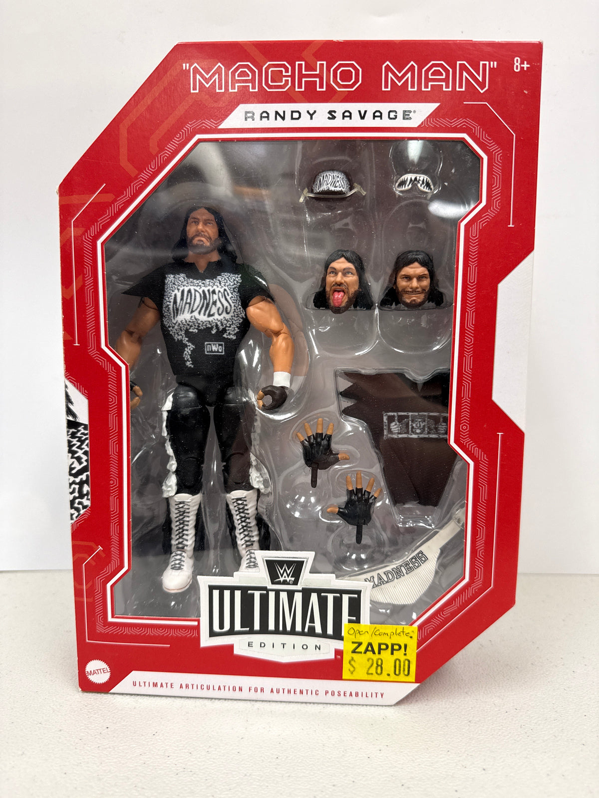 WWE Ultimate Edition “Macho Man” Randy Savage (Open Box/Complete)