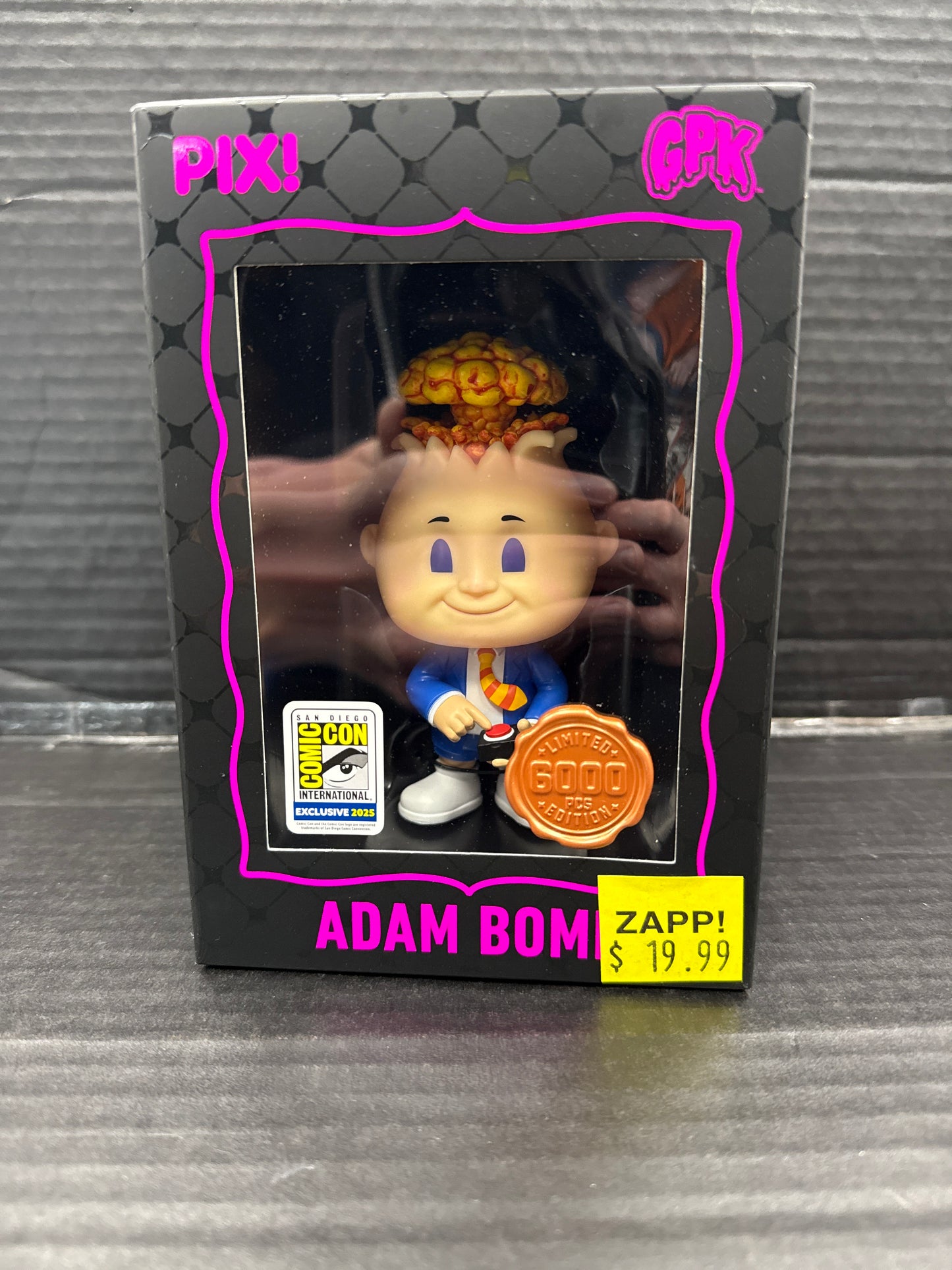 GPK x Thrilljoy PIX! Garbage Pail Kids Adam Bomb SDCC 2025