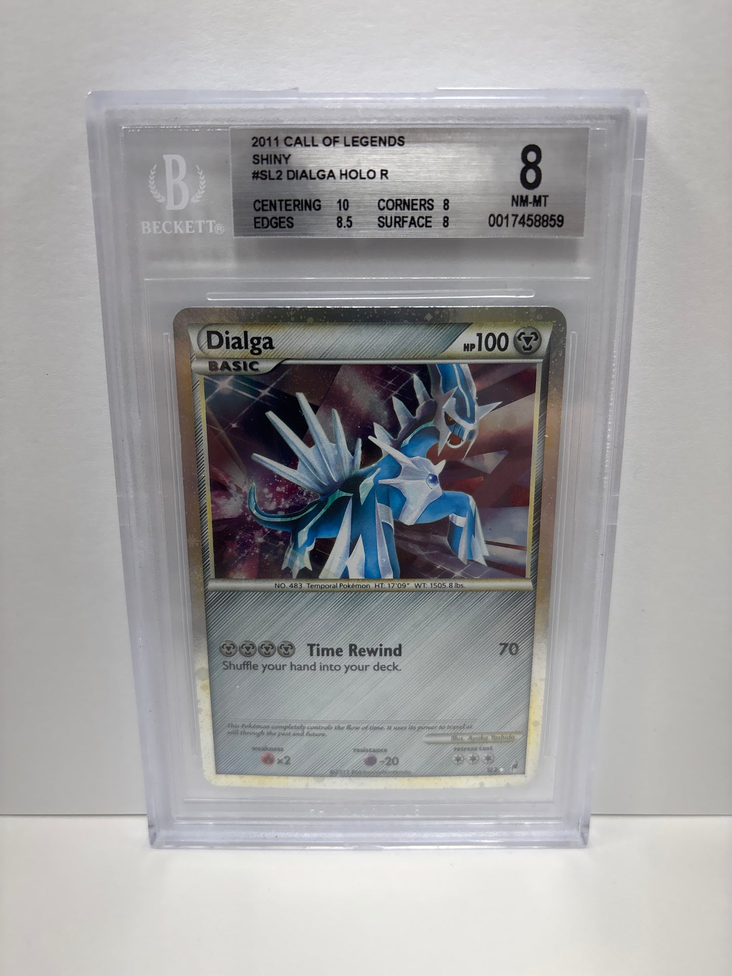 Pokemon Dialga SL2 Beckett 8