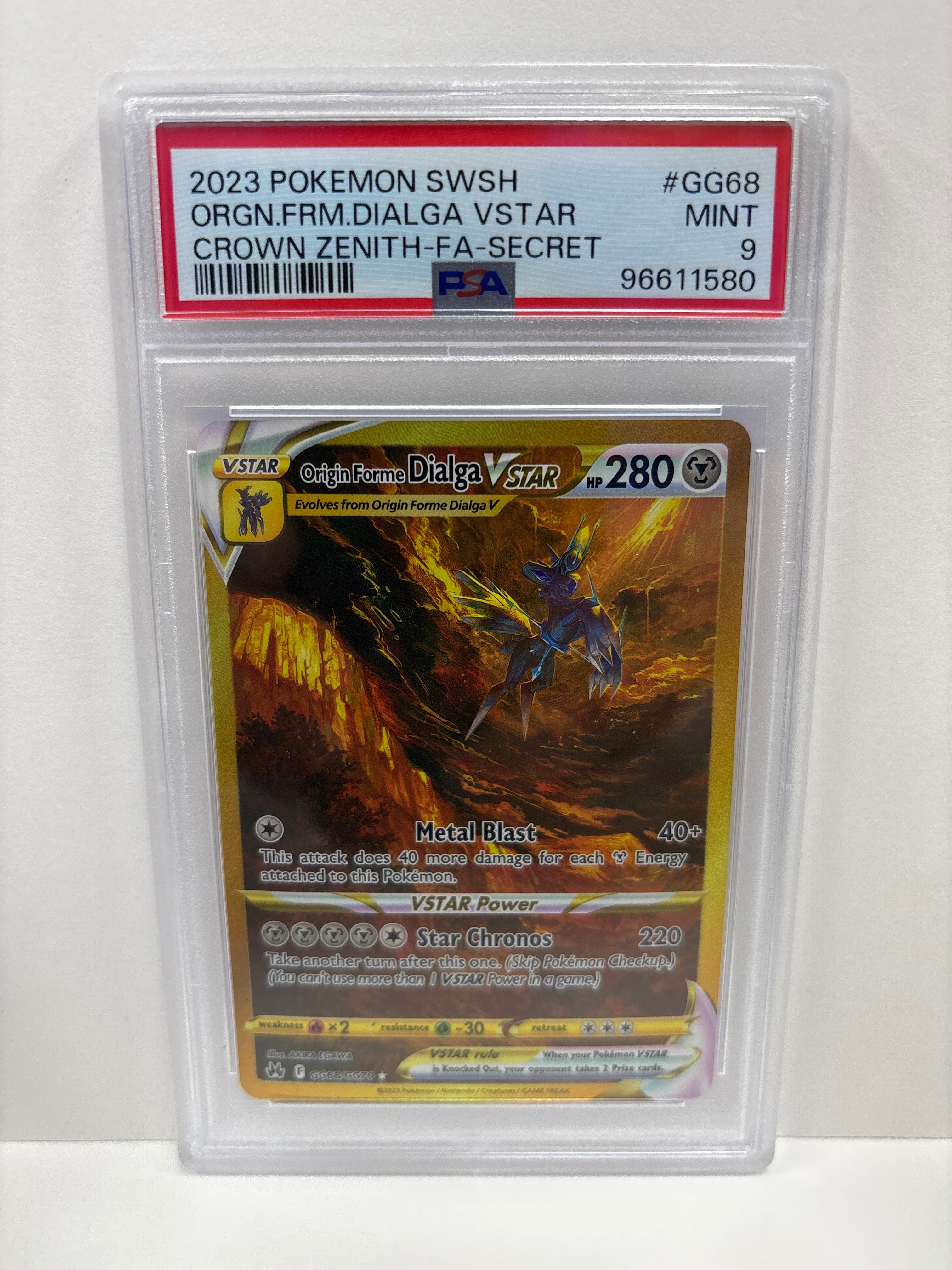 dialga vstar pokemon card Pokemon Origin Forme Dialga VSTAR GG68/GG70 PSA 9 – Zapp! Comics