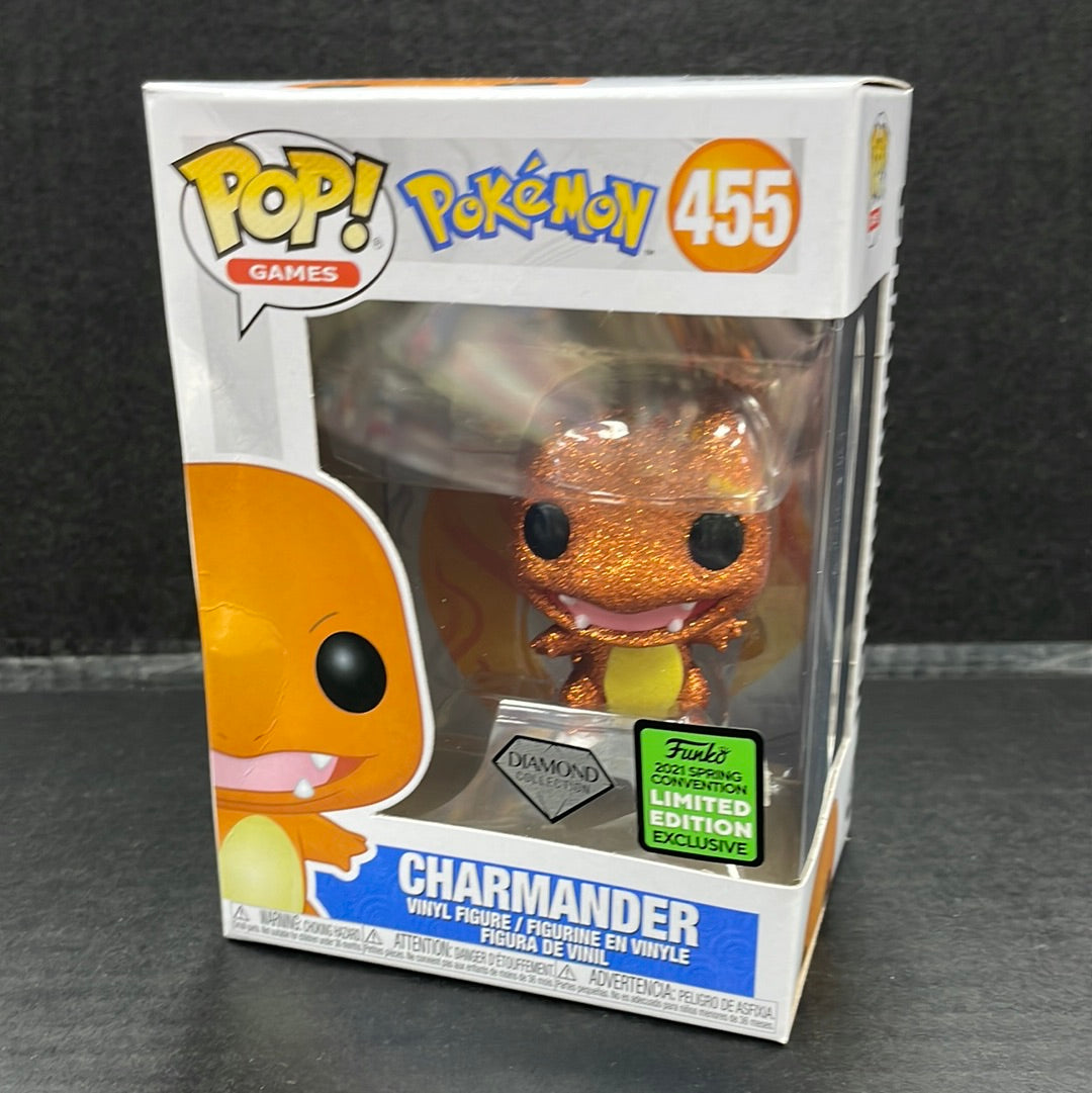 Charmander Pokemon Funko Pop - hotsell Diamond CON STICKER MINT