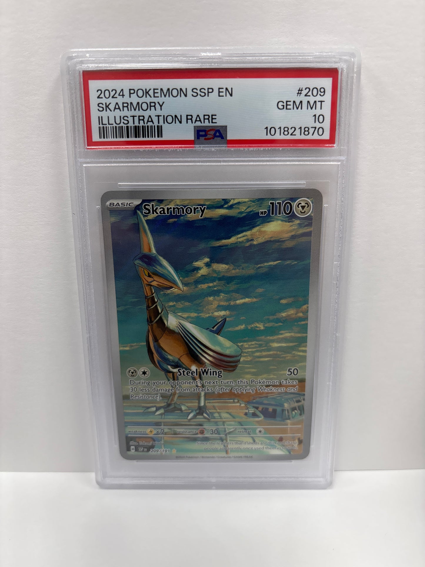 Pokemon Skarmory 209/191 PSA 10