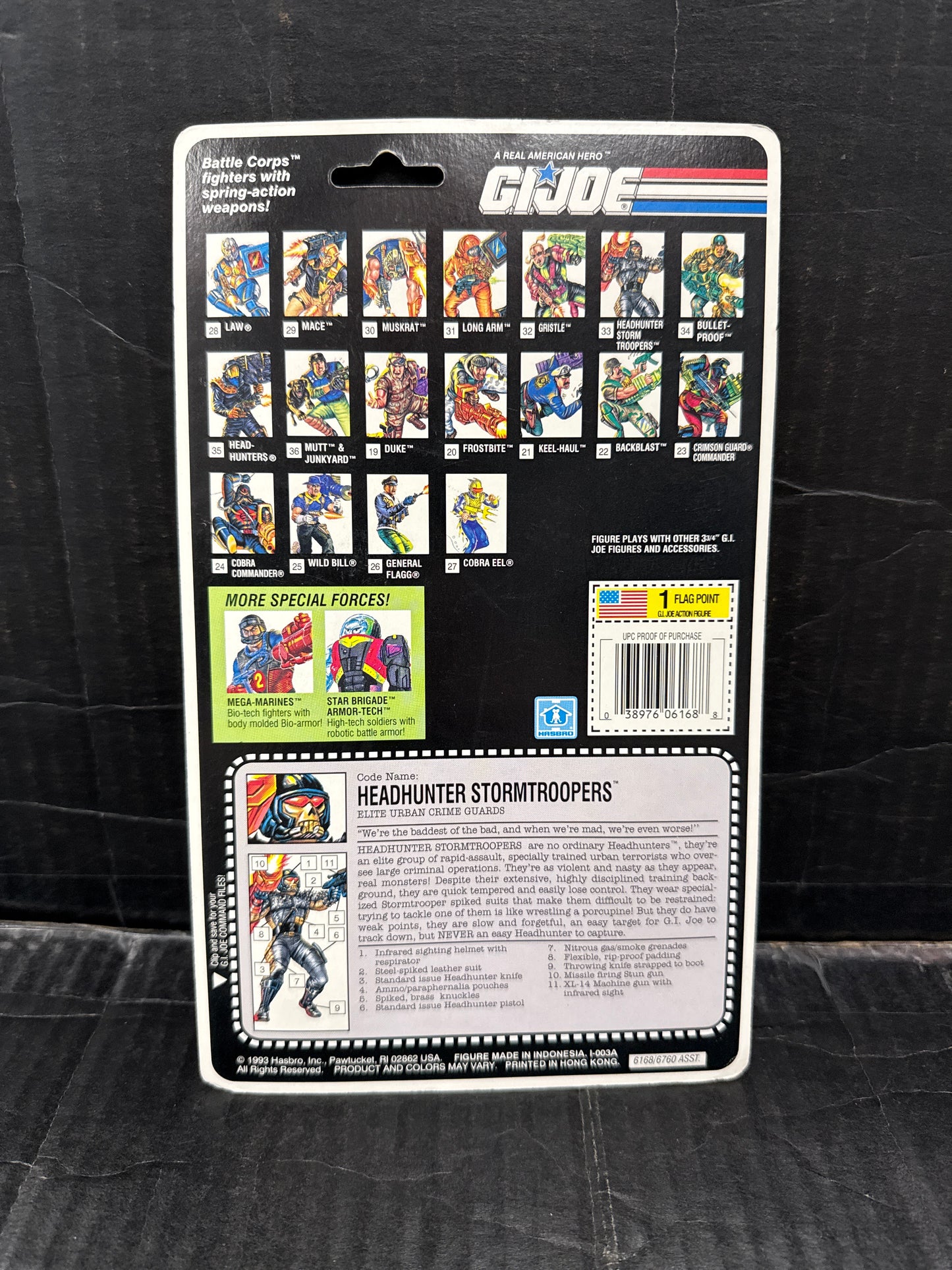 GI Joe Battle Corps Headhunter Stormtrooper 1993