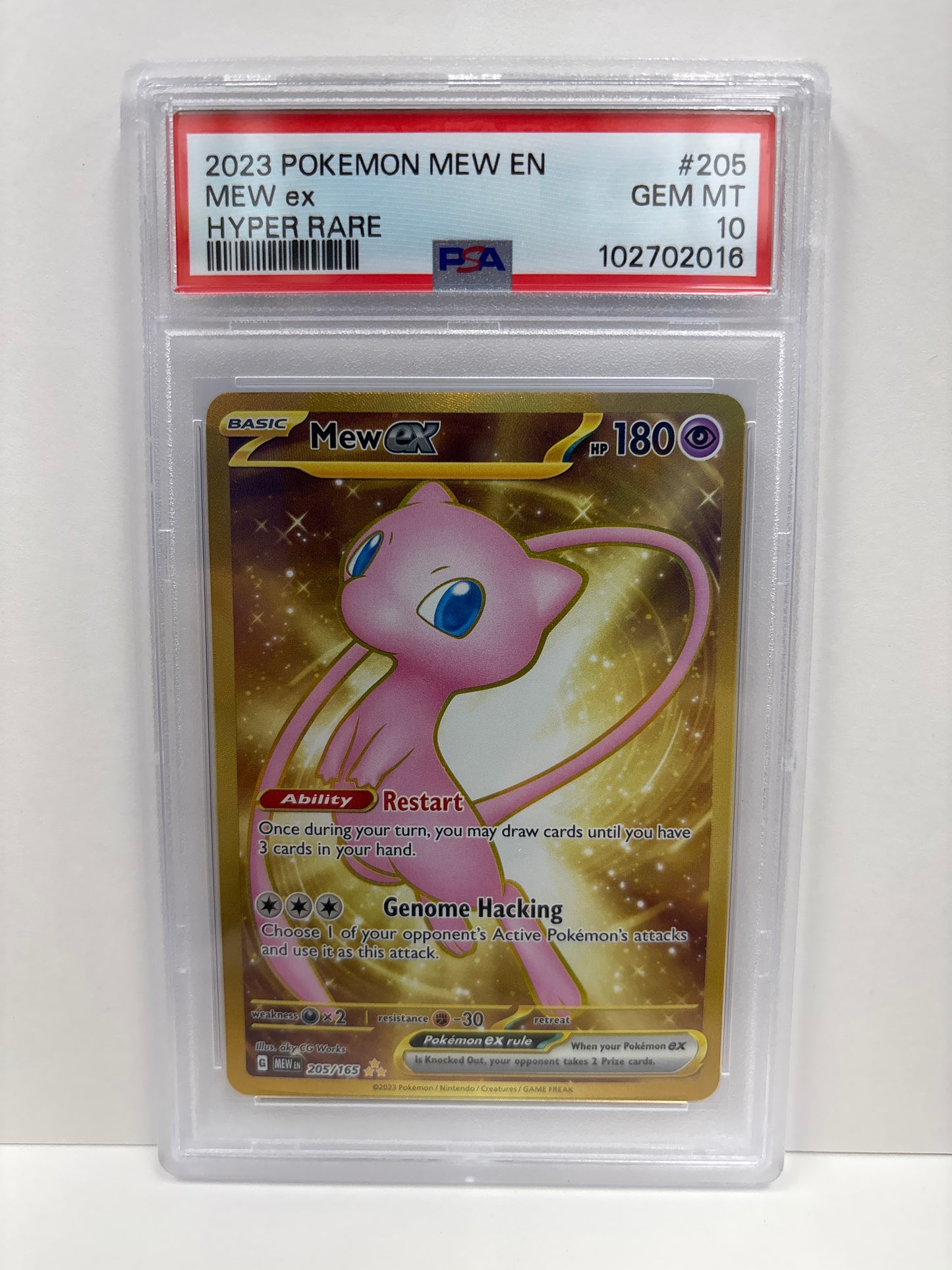 Pokemon Mew ex 205/165 PSA 10