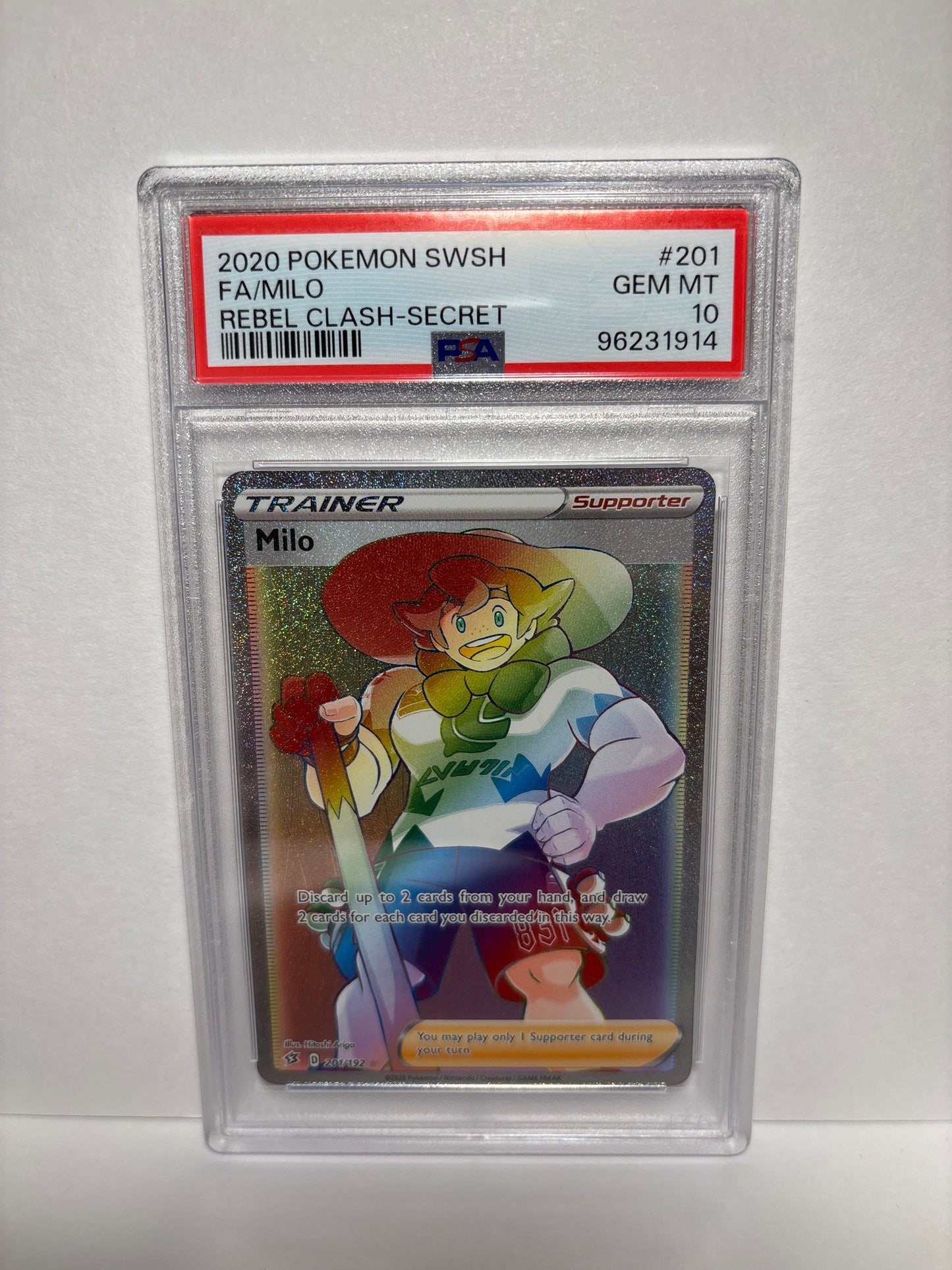 Pokemon Milo 201/192 PSA 10