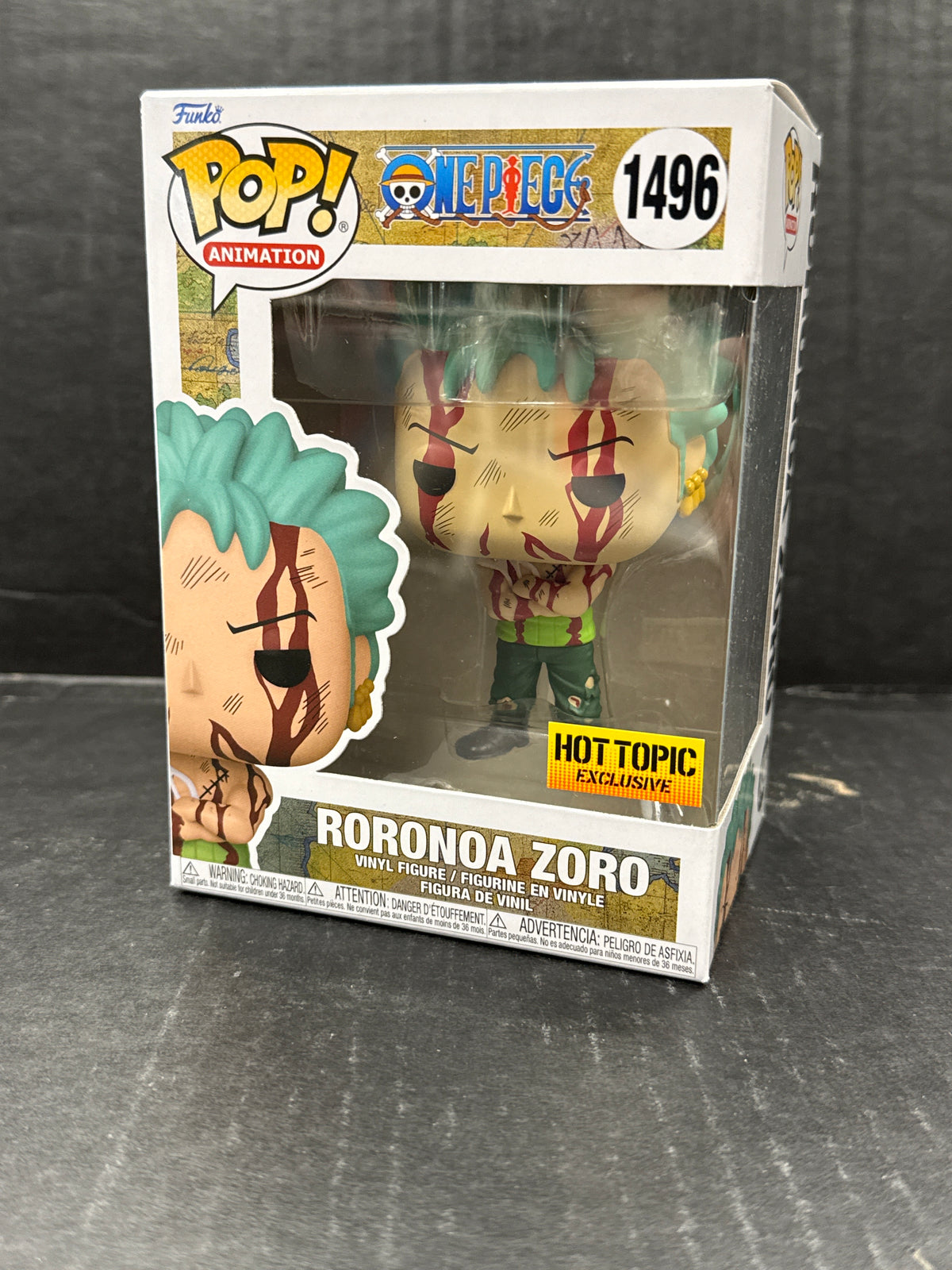 Funko Pop! One Piece Roronoa Zoro Hot Topic Exclusive 1496 (Grade A)