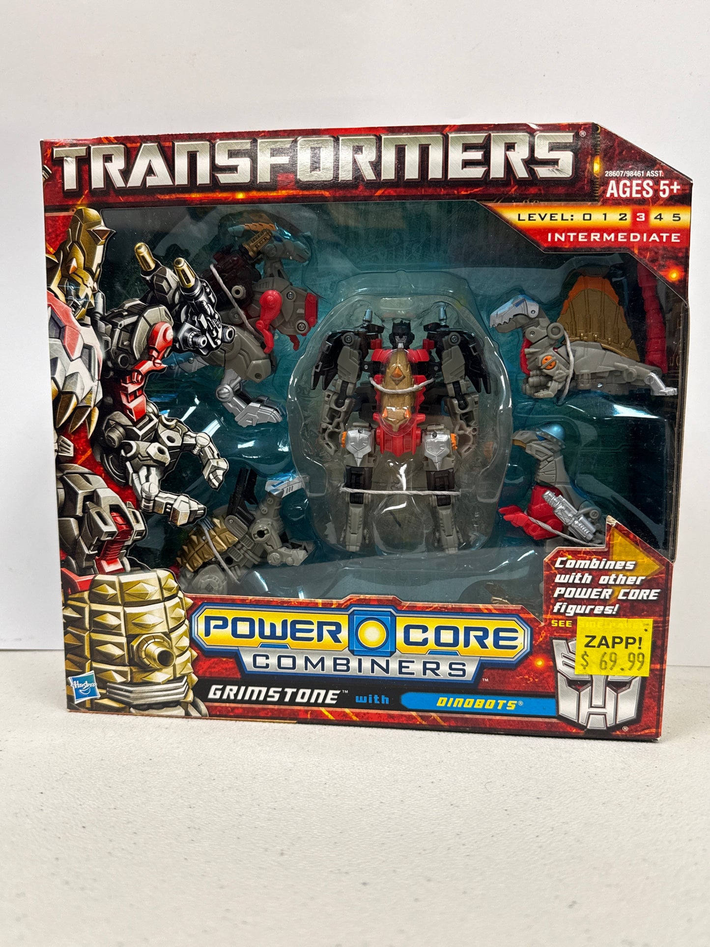Transformers Power Core Combiners Grimstone with Dinobots 2010