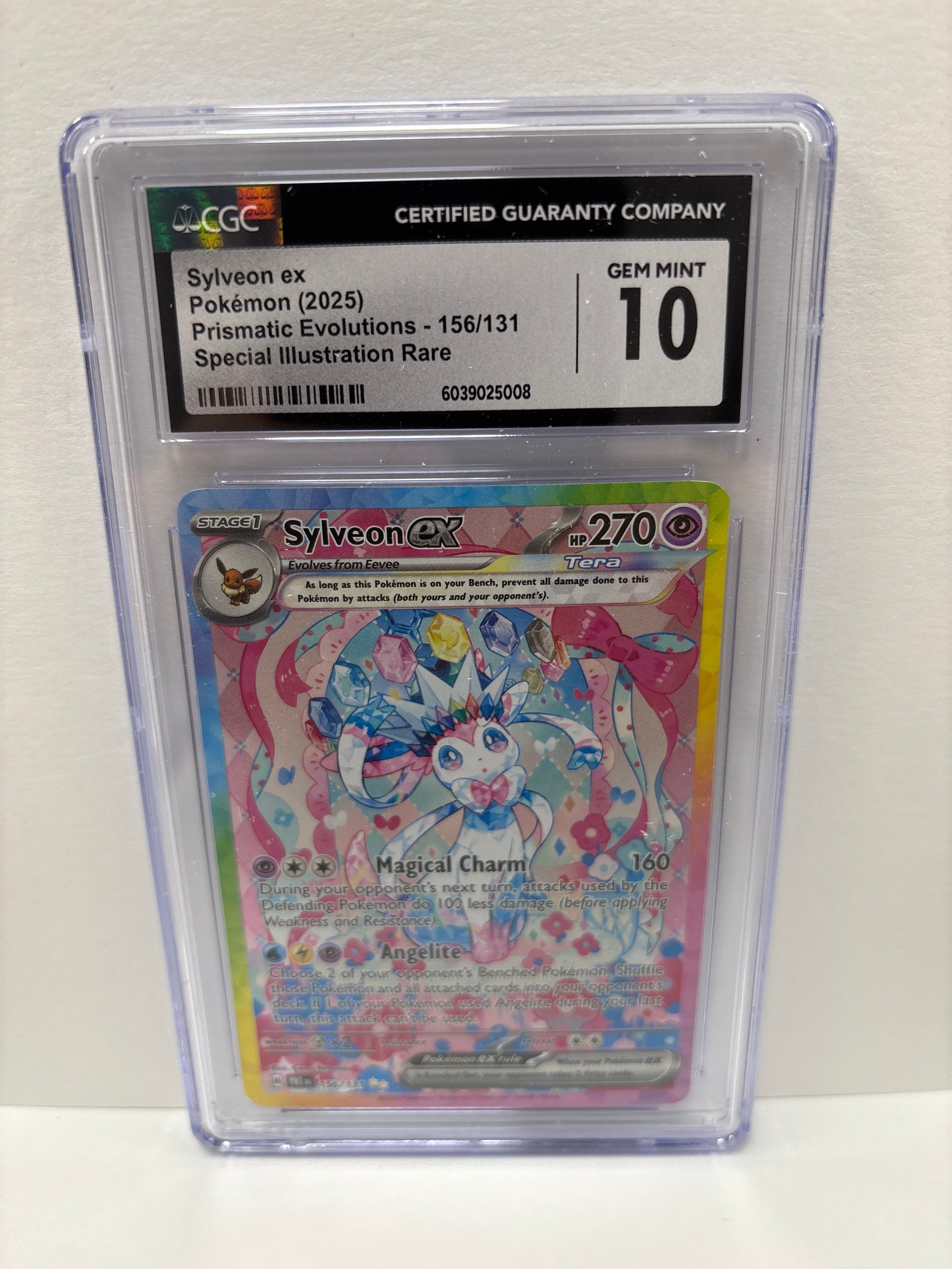Pokemon Sylveon ex 156/131 CGC 10 Zapp! Comics Pokemon Sylveon ex 156/131 CGC 10 Zapp! Comics