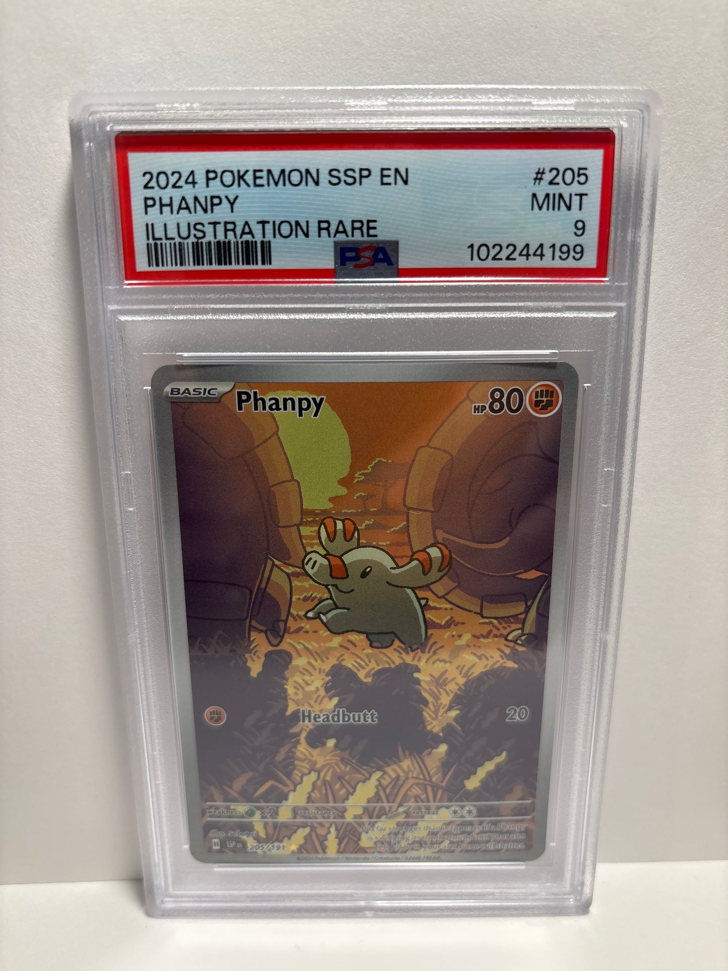 Pokemon Phanpy 205/191 PSA 9