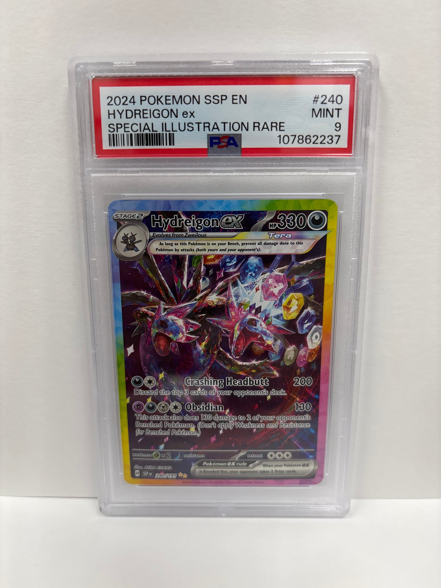 Pokemon Hydreigon ex 240/191 PSA 9