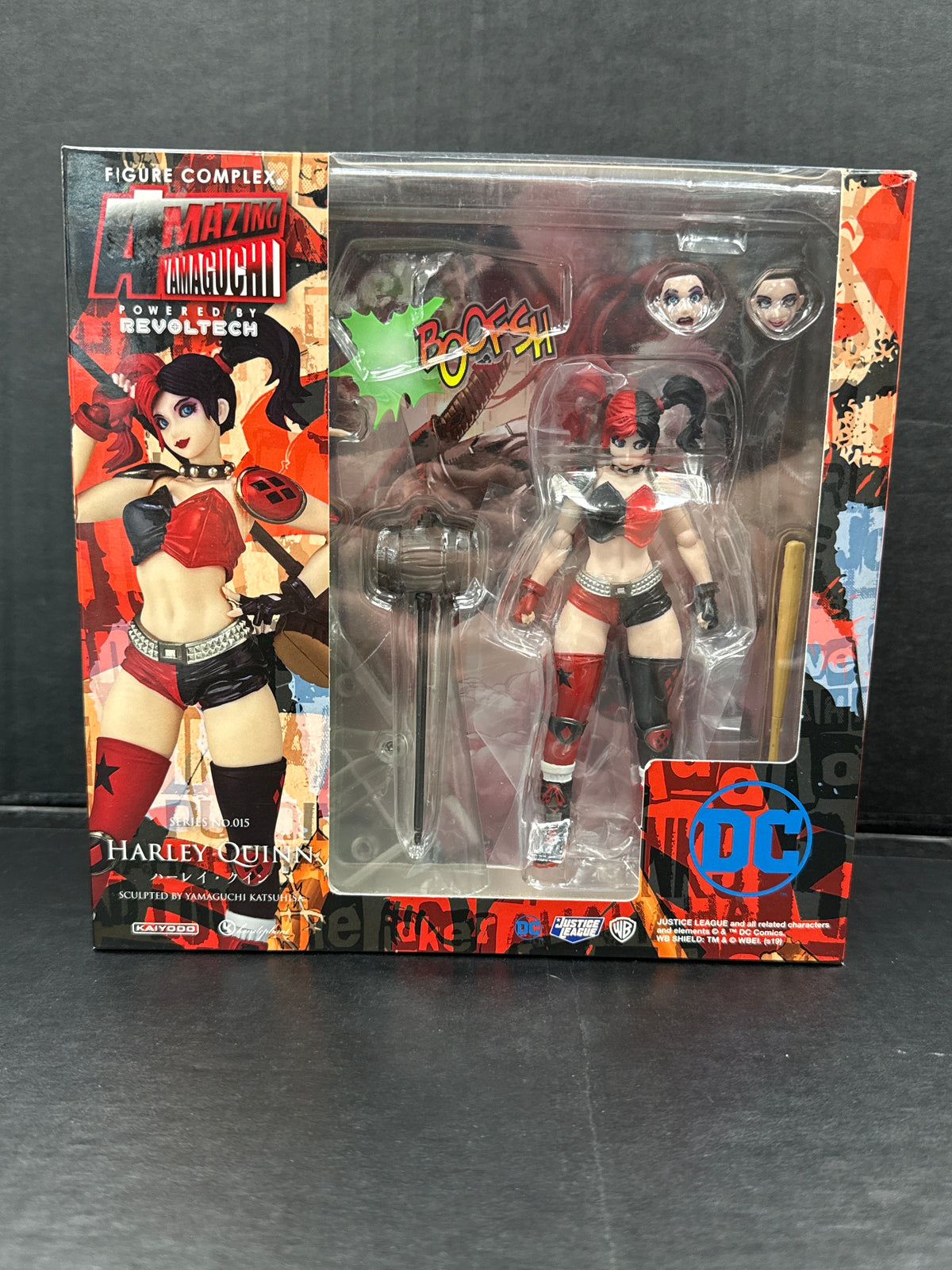 Amazing Yamaguchi Revoltech Harley Quinn No.015 (Open Box/Complete)