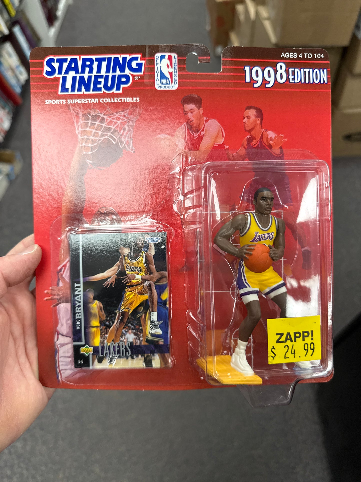 Starting Linup 1998 Edition Kobe Bryant Lakers