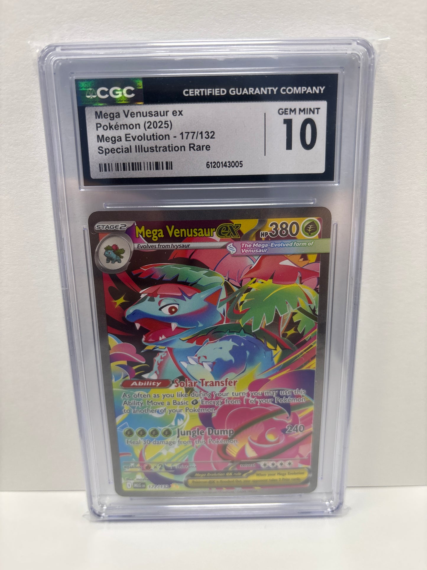 Pokemon Mega Venusaur ex 177/132 CGC 10