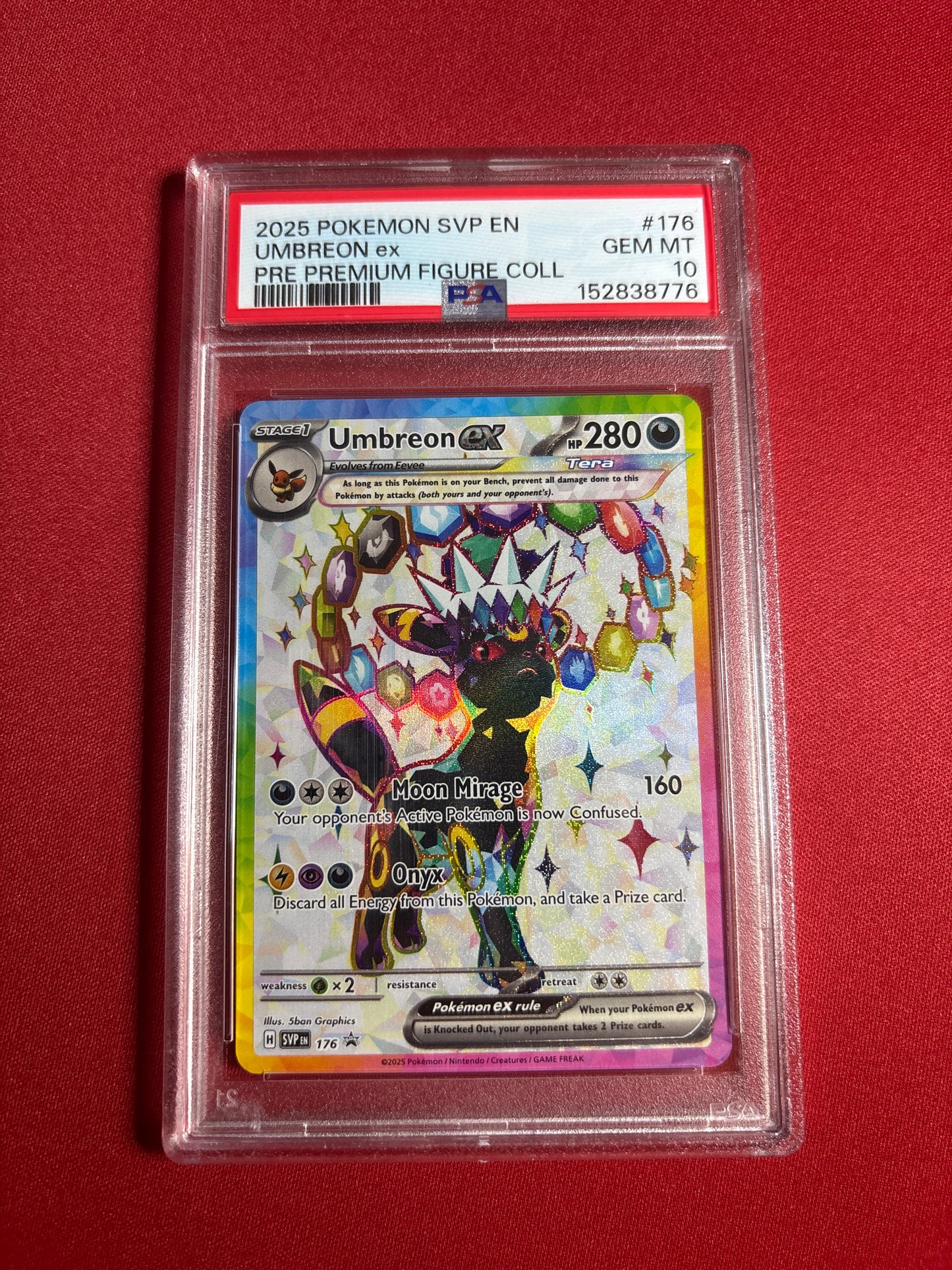 Pokemon Umbreon ex 176 PSA 10