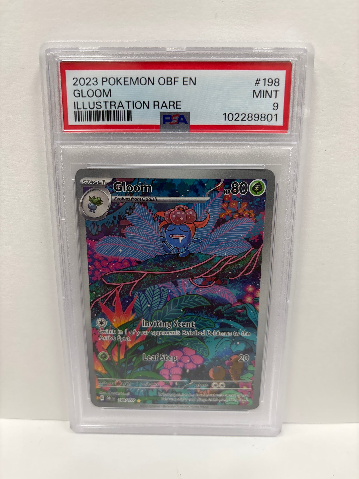 Pokemon Gloom 198/197 PSA 9
