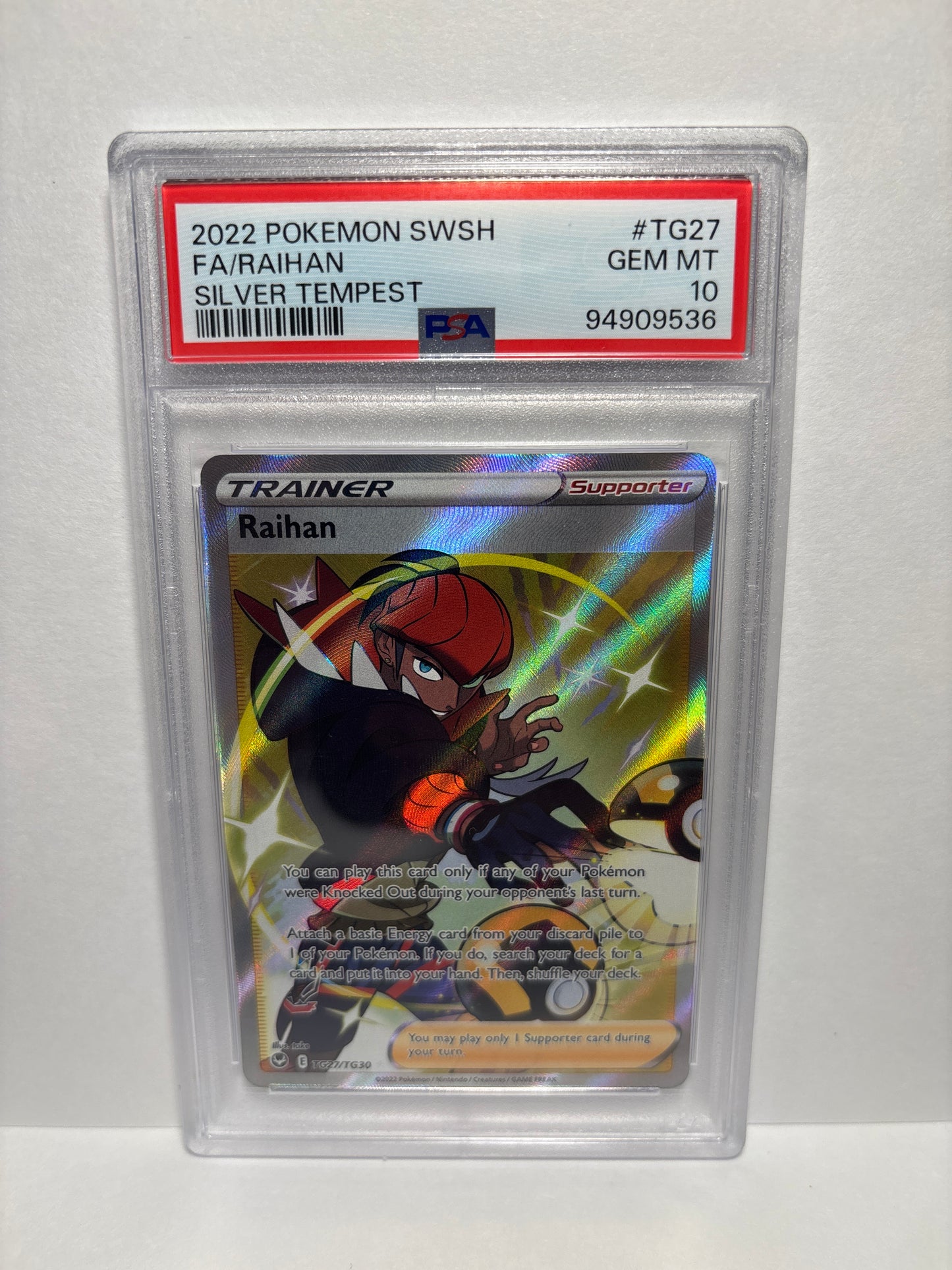 Pokemon Raihan TG27/TG30 PSA 10