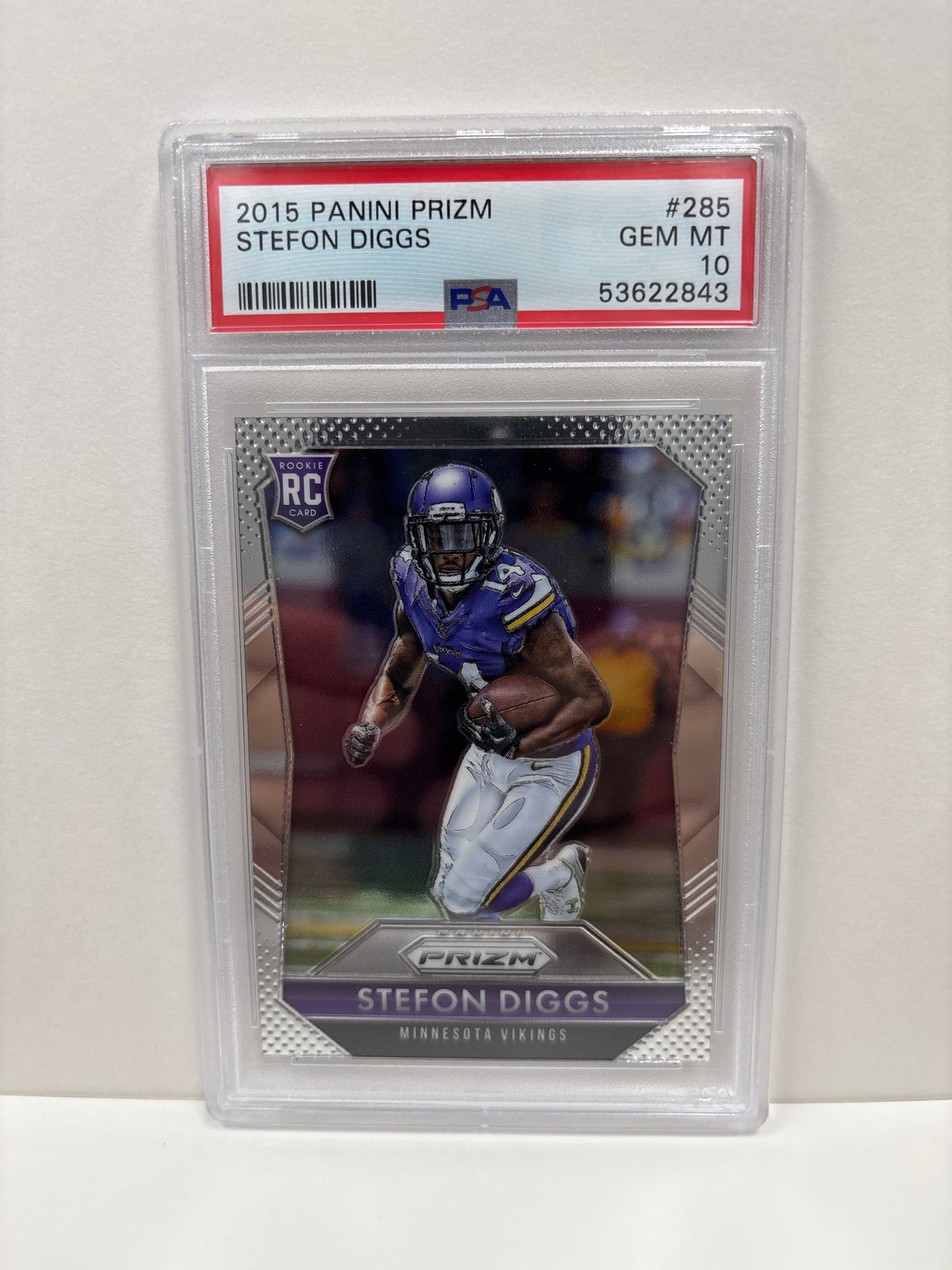 2015 Panini Prizm Stefon Diggs #285 PSA 10