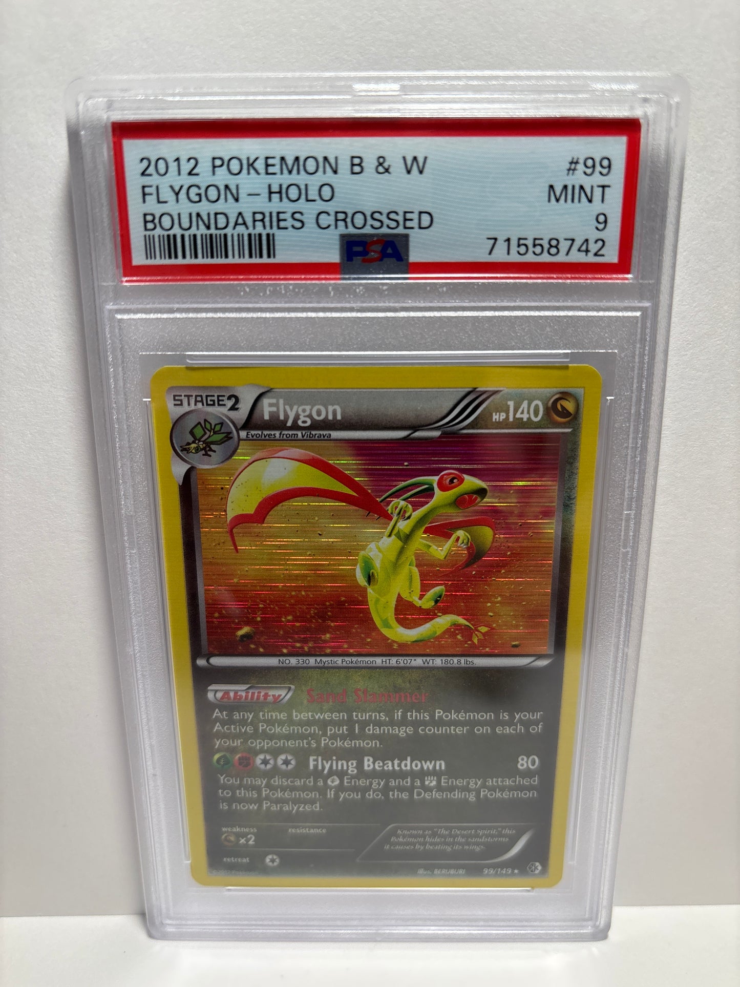 Pokemon Flygon 99/149 PSA 9