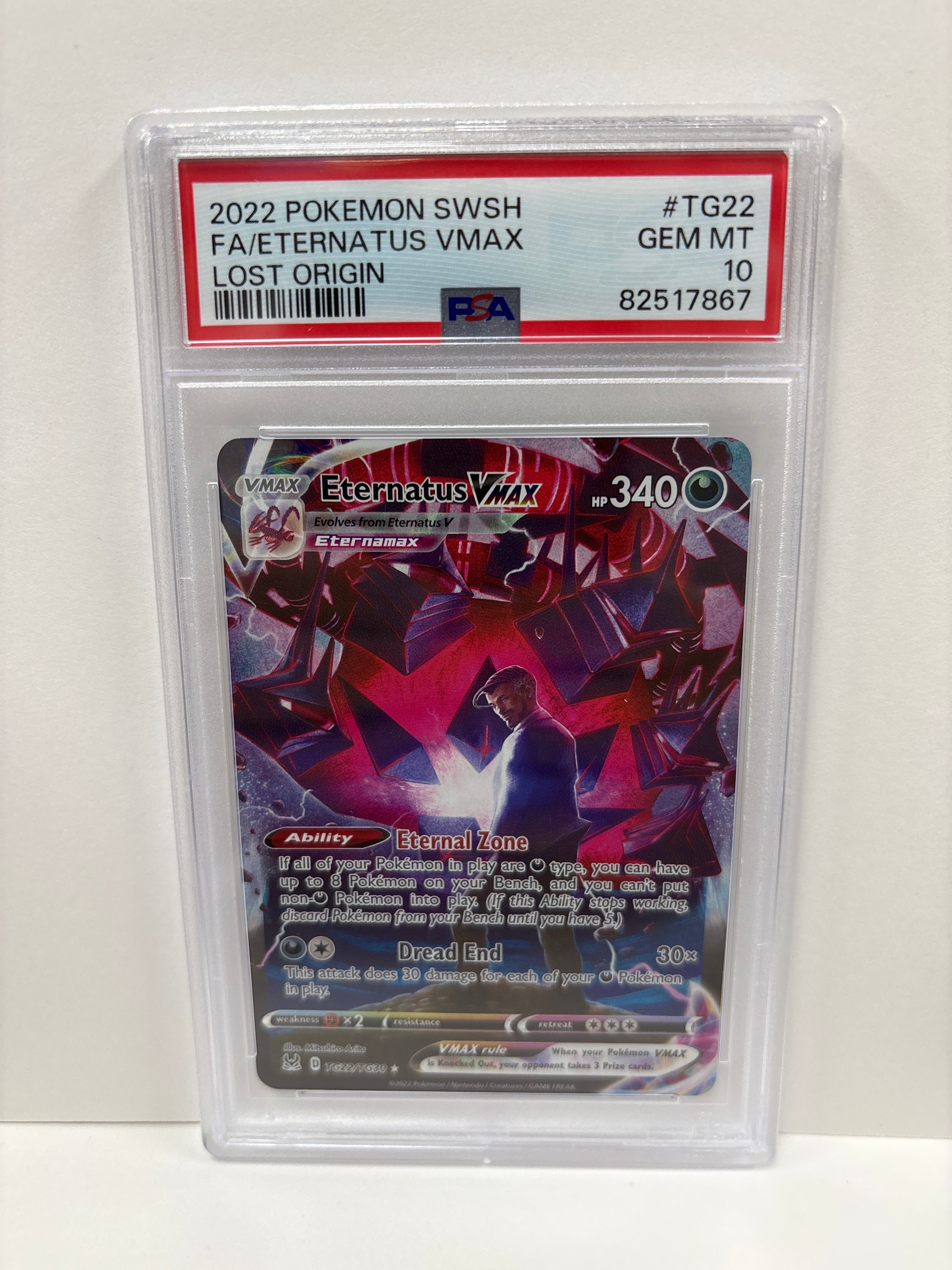 Pokemon Eternatus VMAX TG22/TG30 PSA 10 – Zapp! Comics
